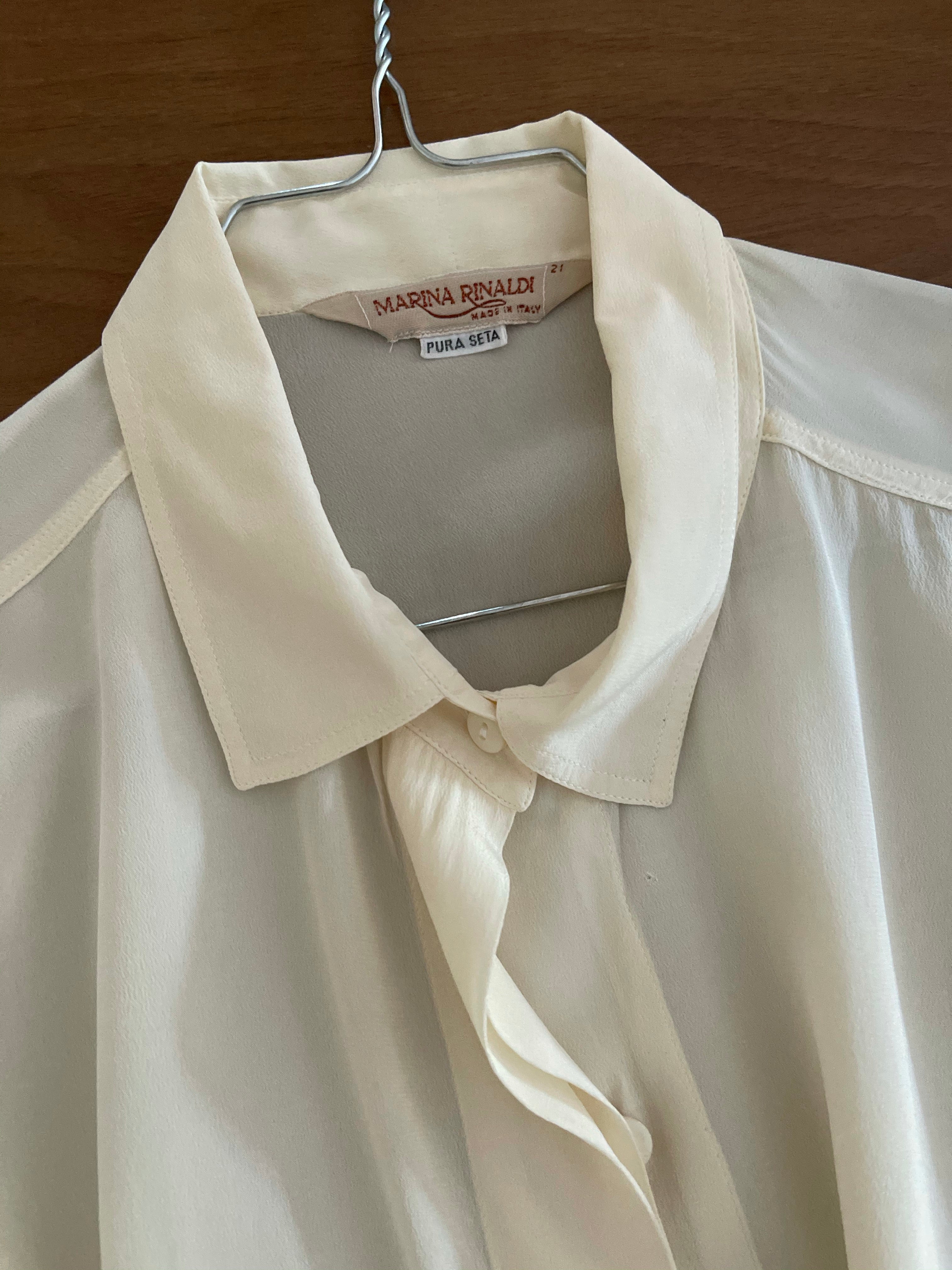 Oversize shirt 100% silk