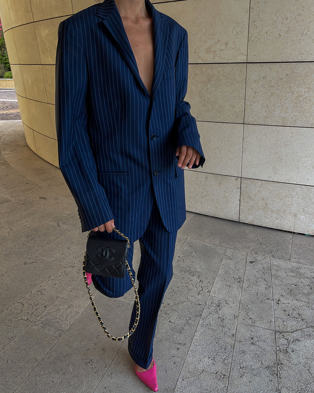 Blue suit