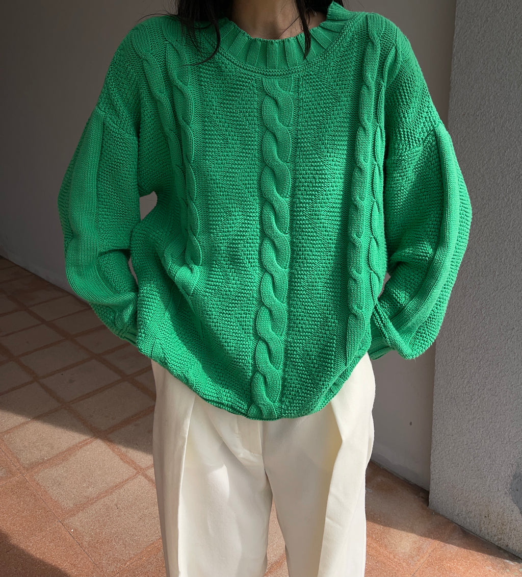Green jumper