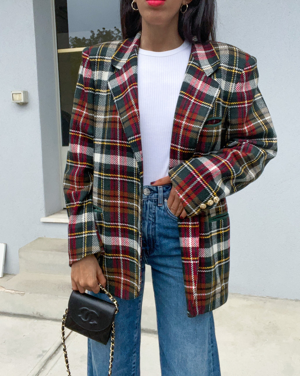 Blazer tartan