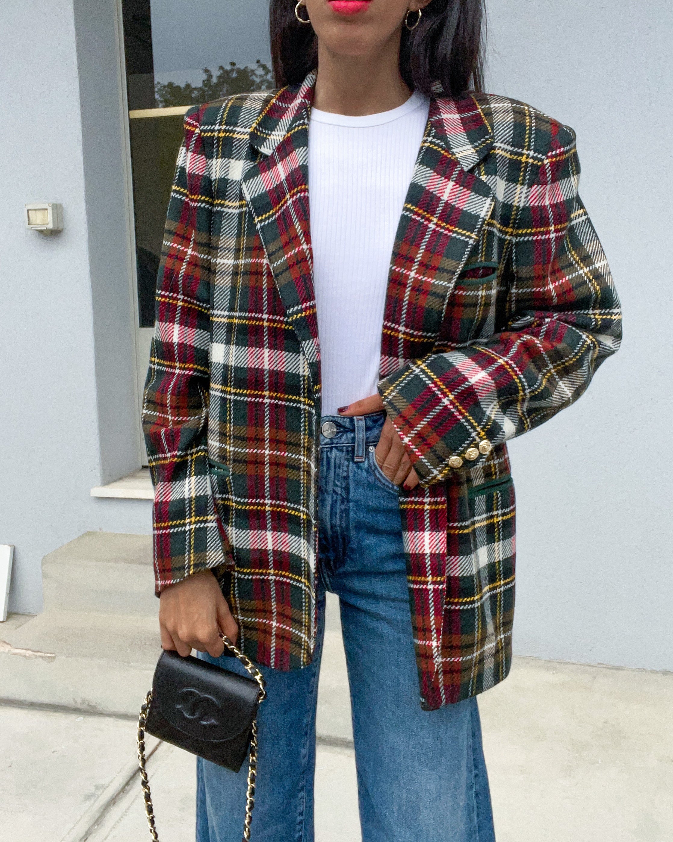 Blazer tartan
