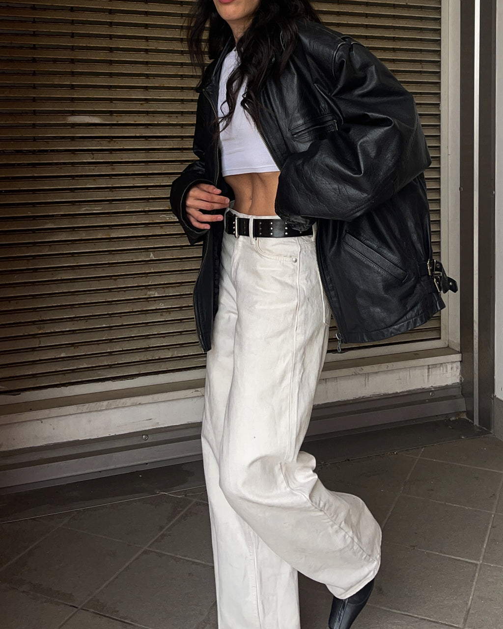 Leather jacket