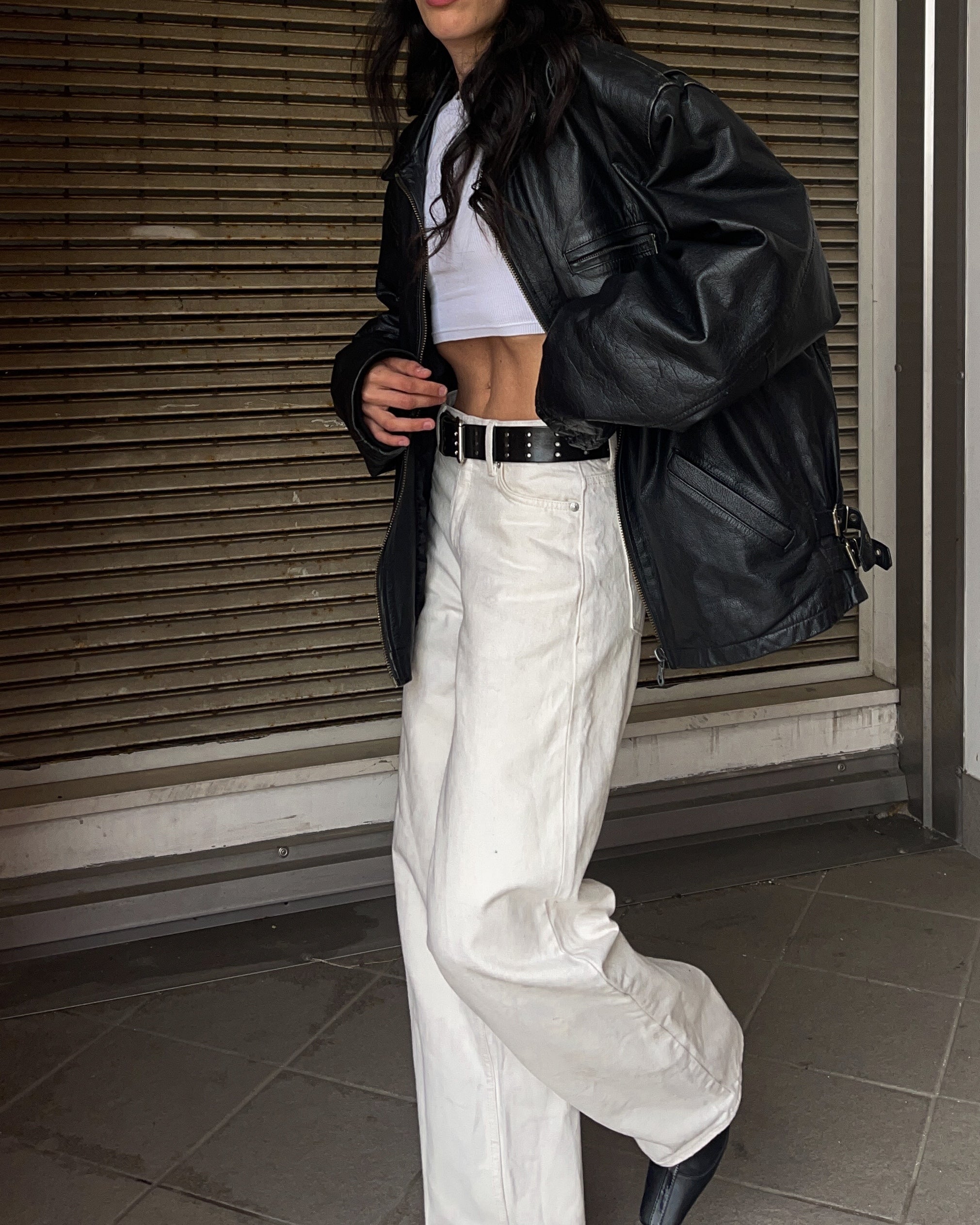 Leather jacket