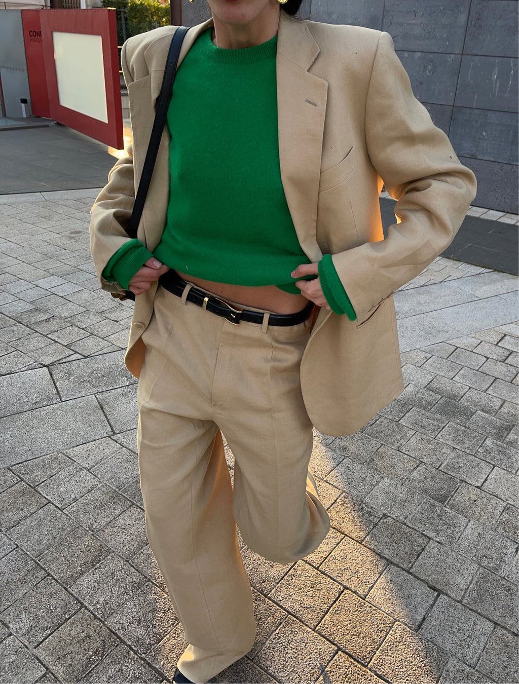 Linen suit