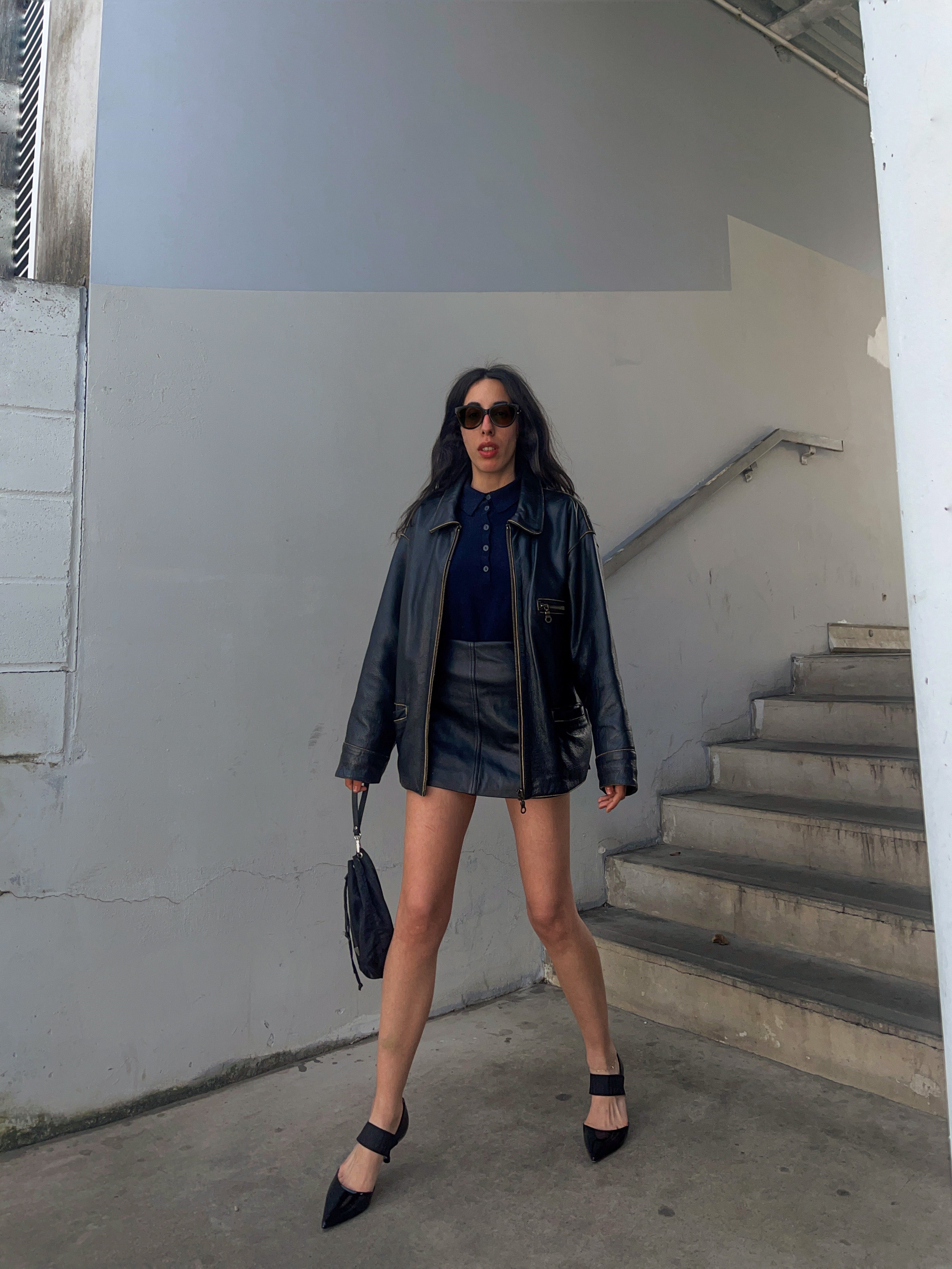 Leather jacket