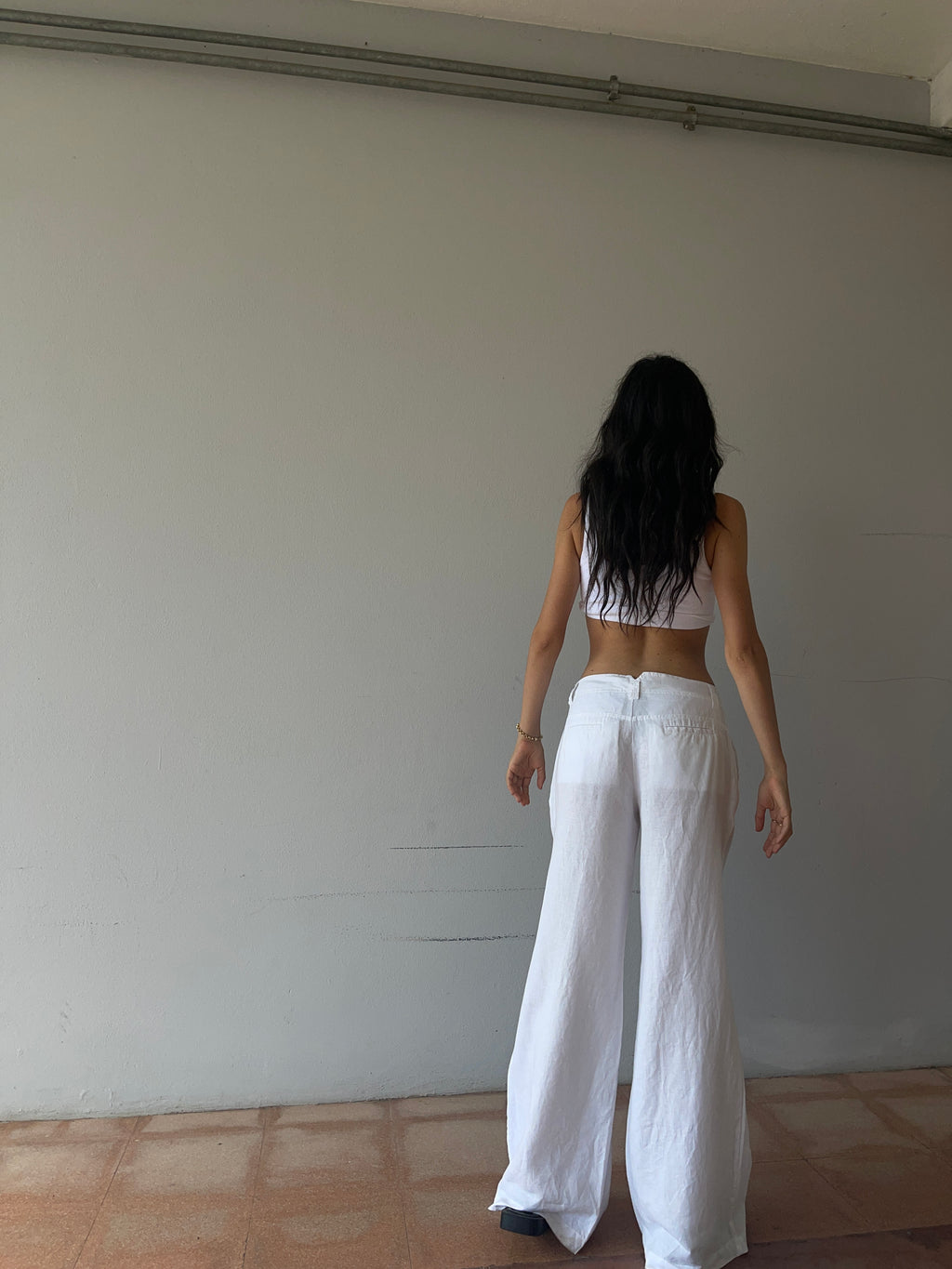 100 linen trousers