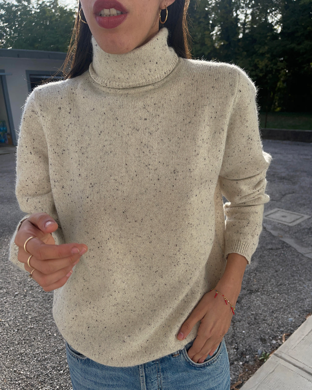 Sale e pepe beige jumper