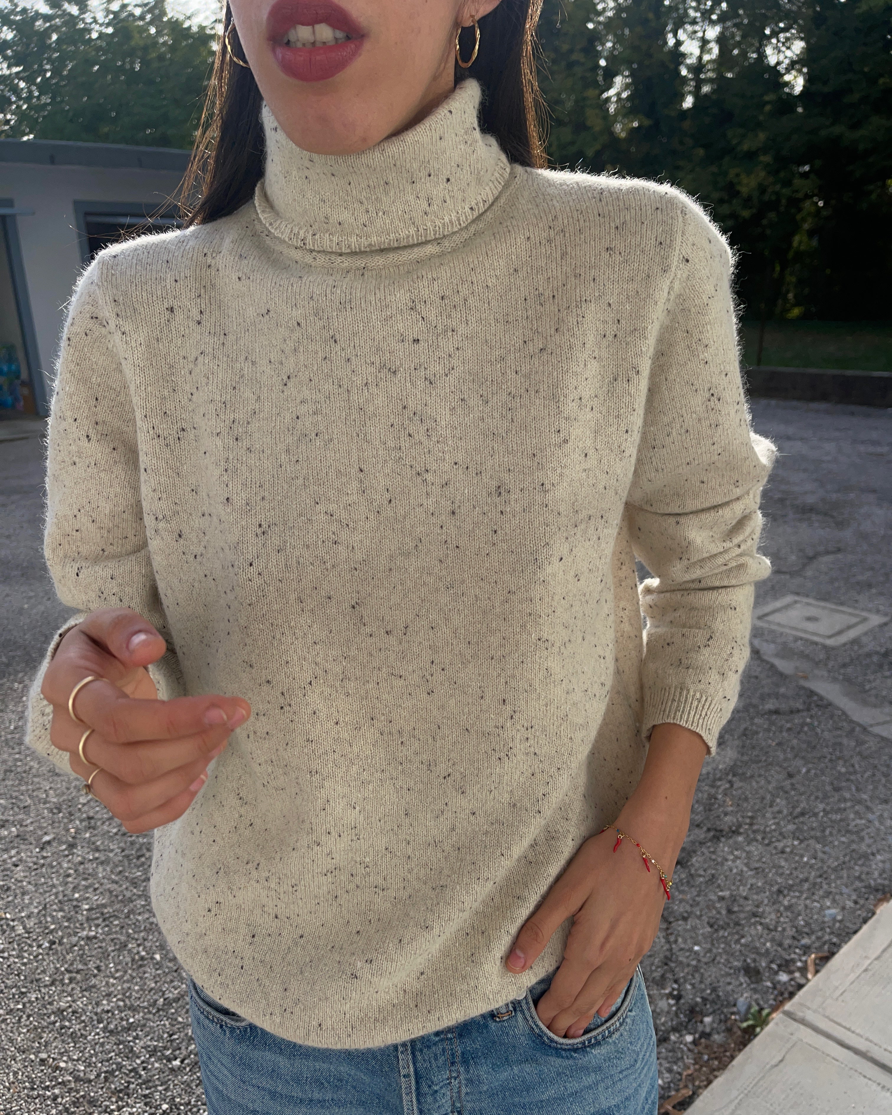 Sale e pepe beige jumper