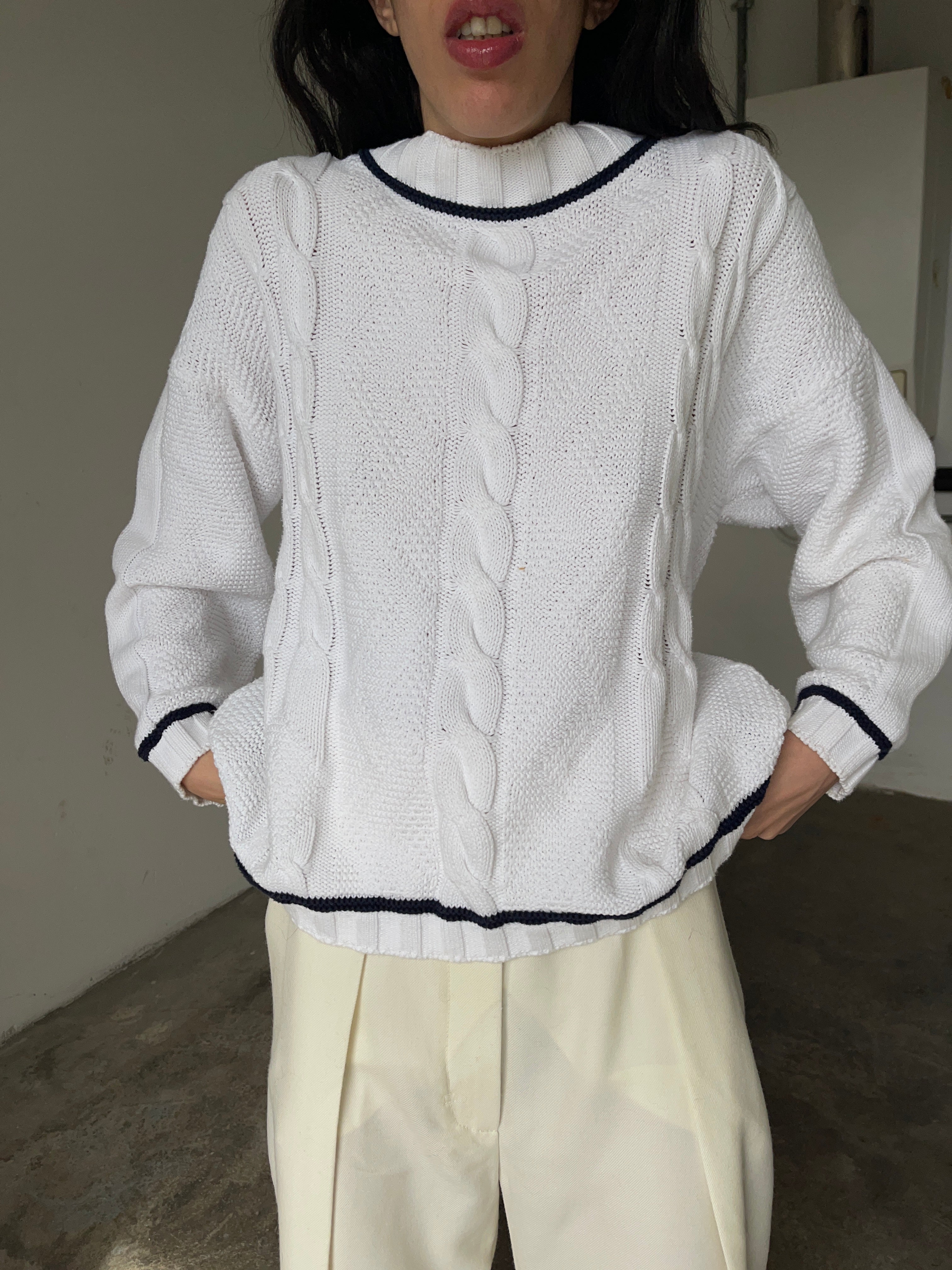 White jumper