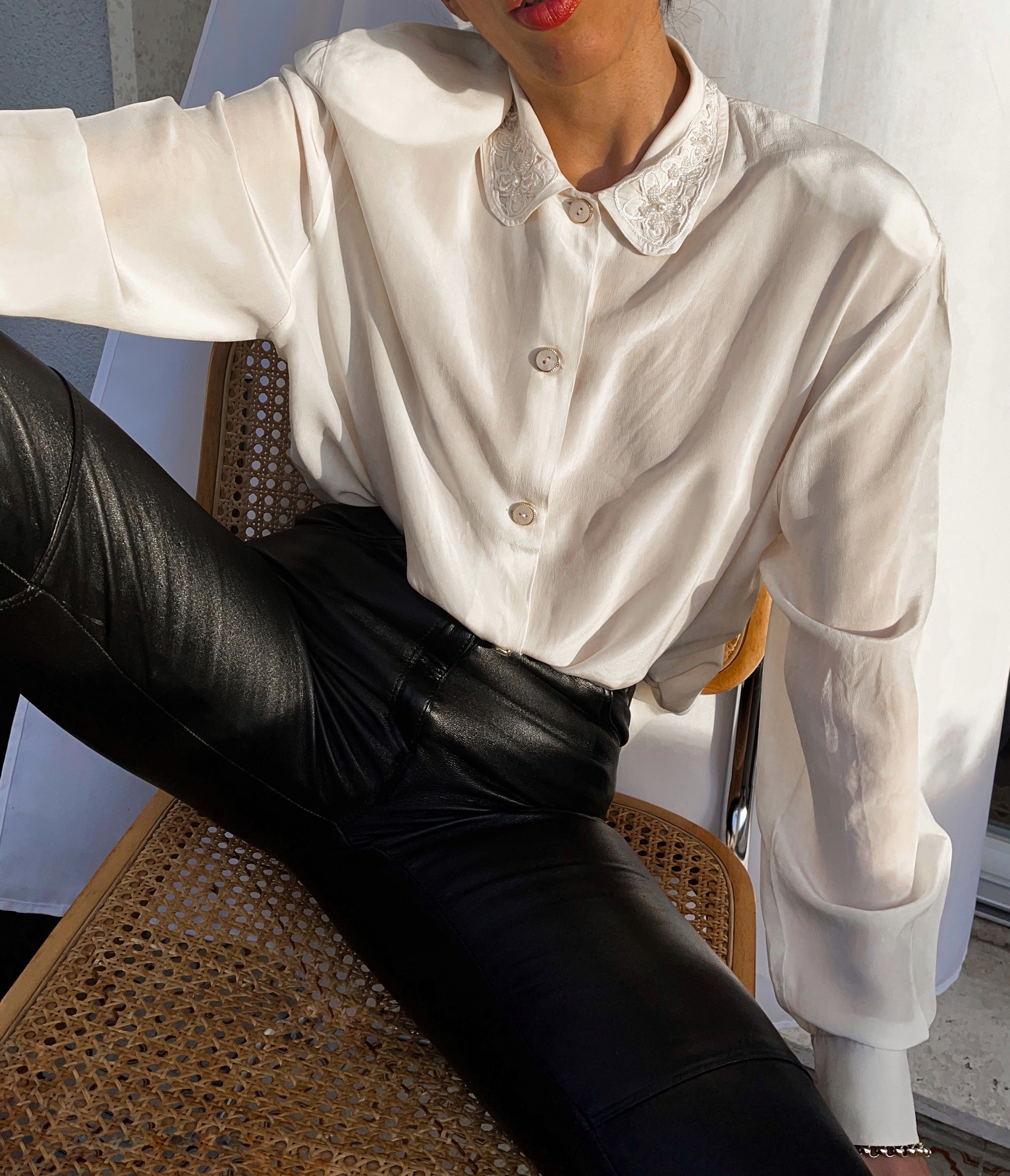 100% silk shirt
