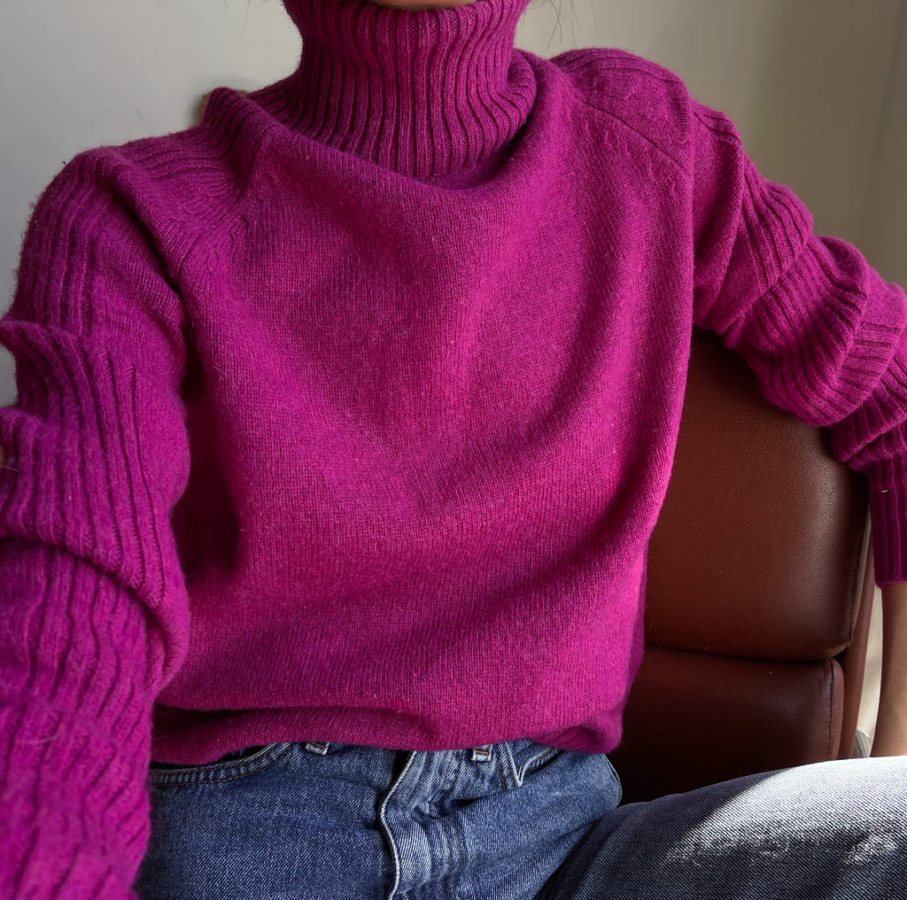 Magenta pullover