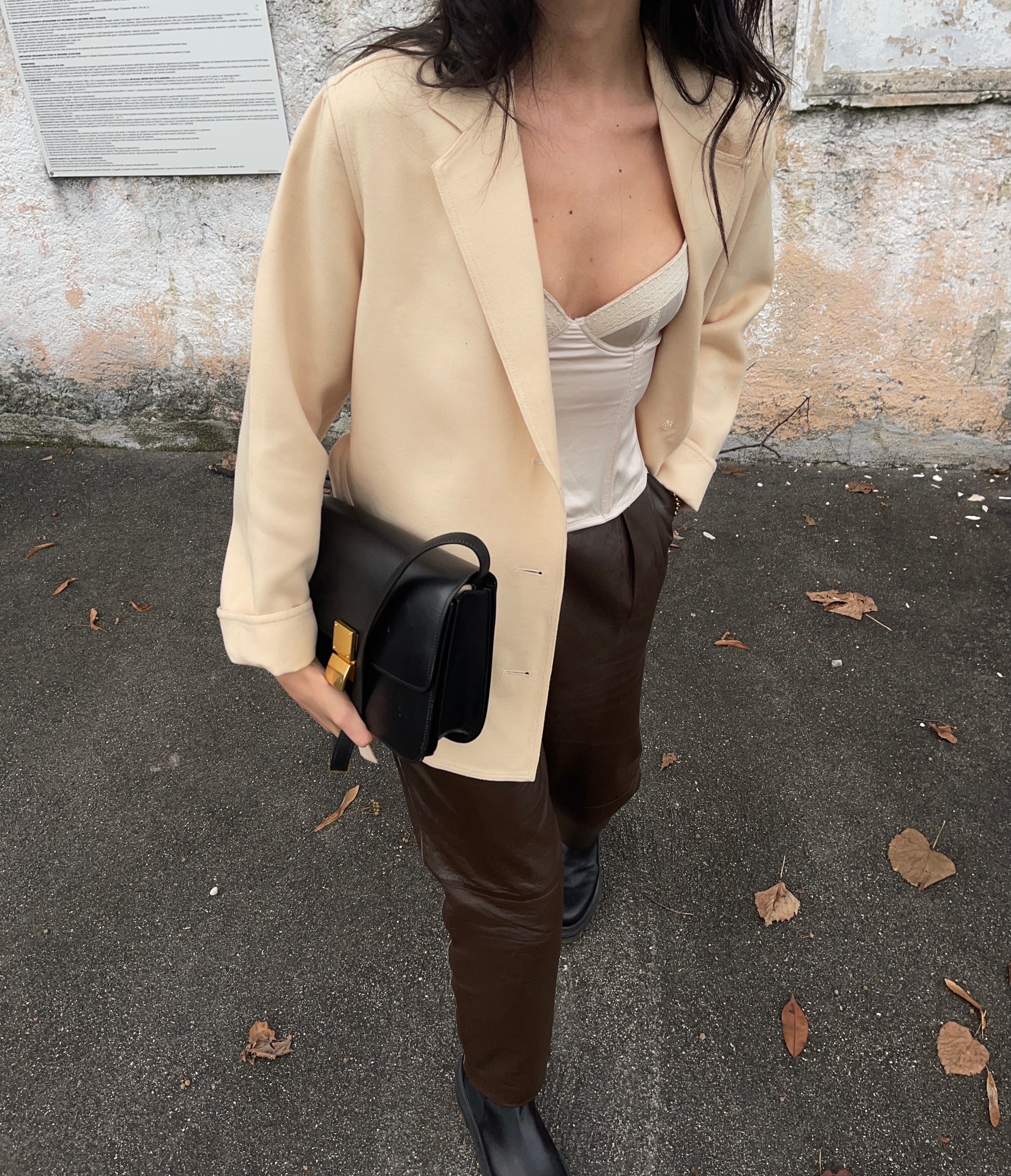 Tessuti Marzotto cream blazer