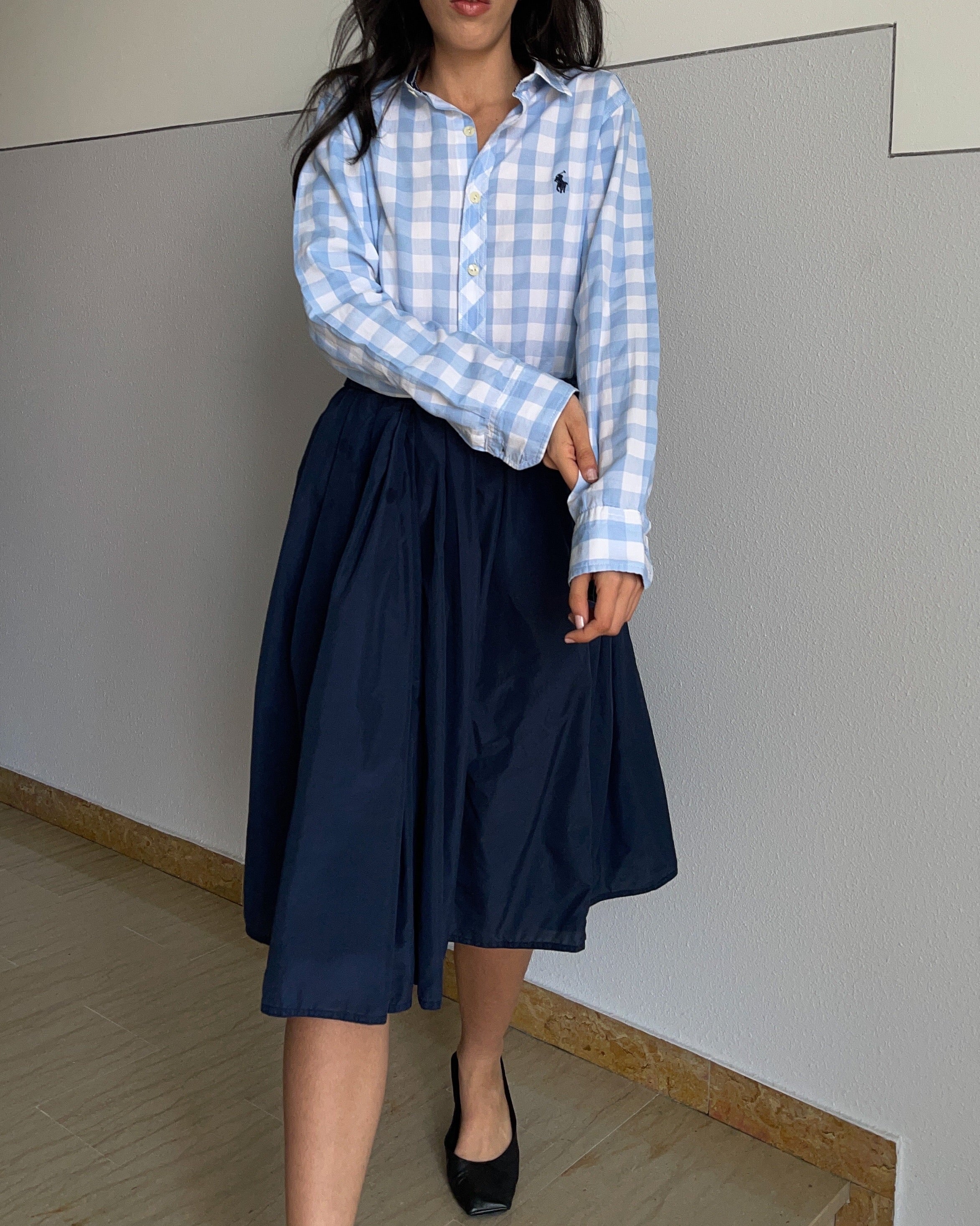 Ralph Lauren maxi  ghingham shirt