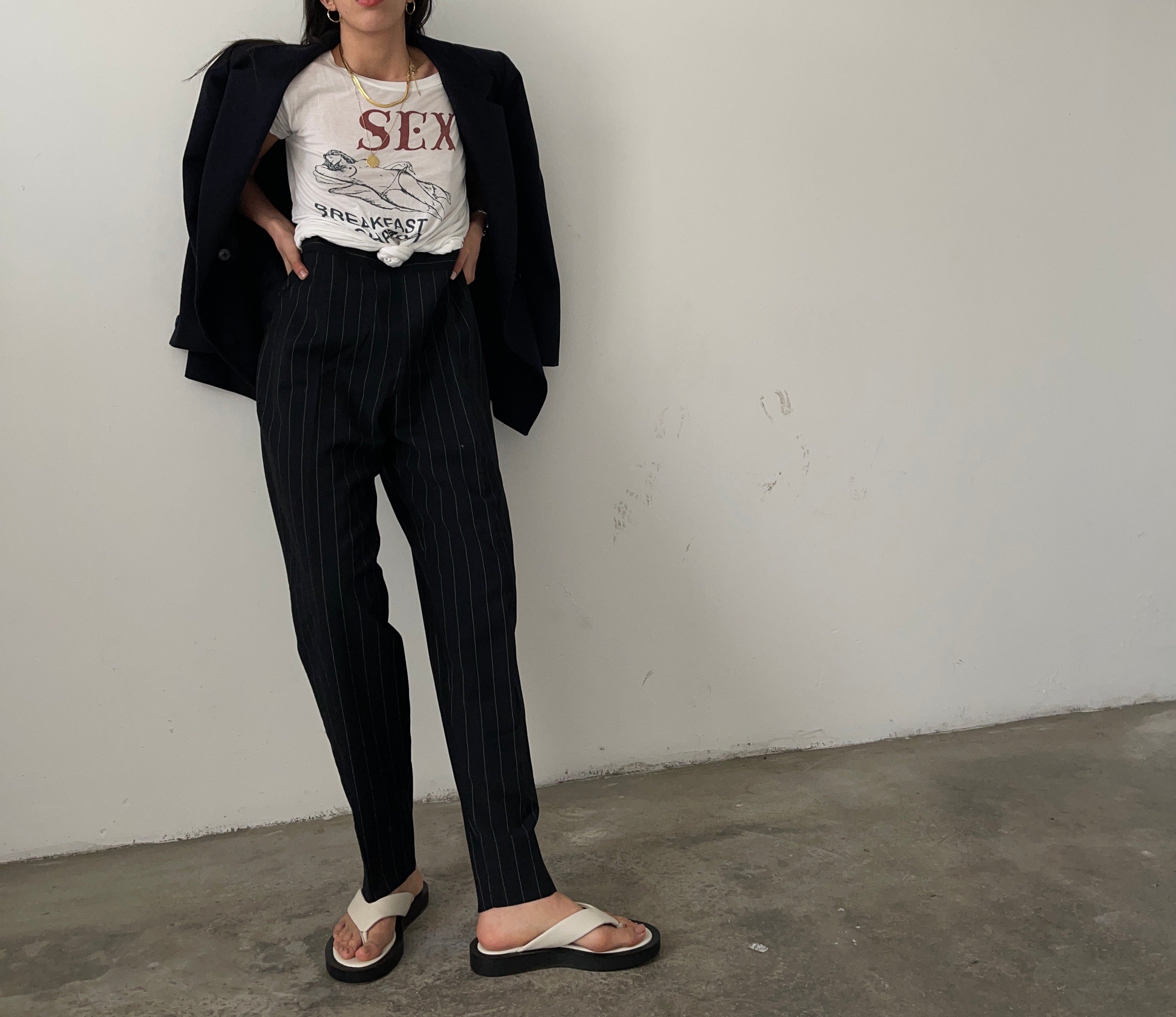 100 wool trousers