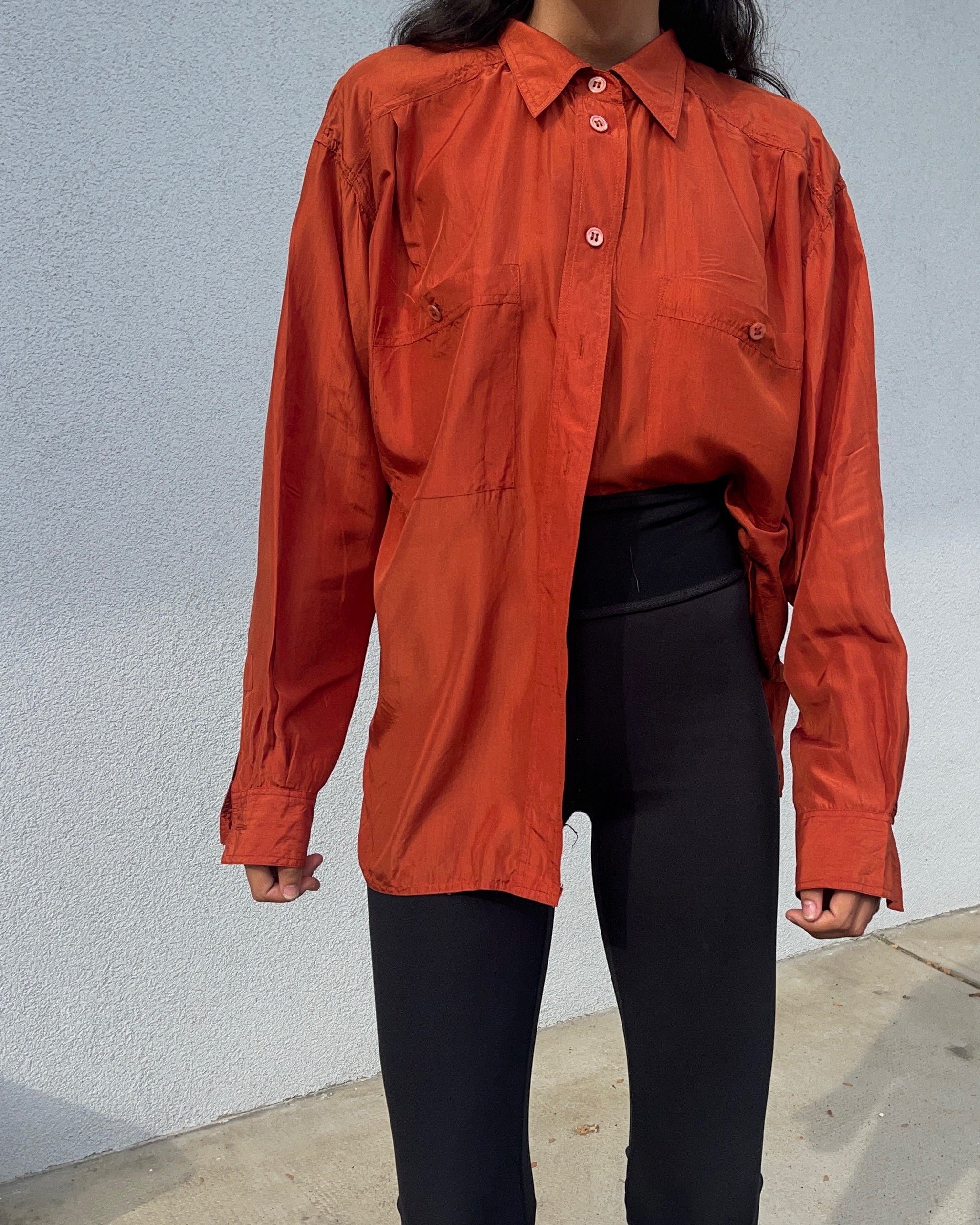 100% silk shirt