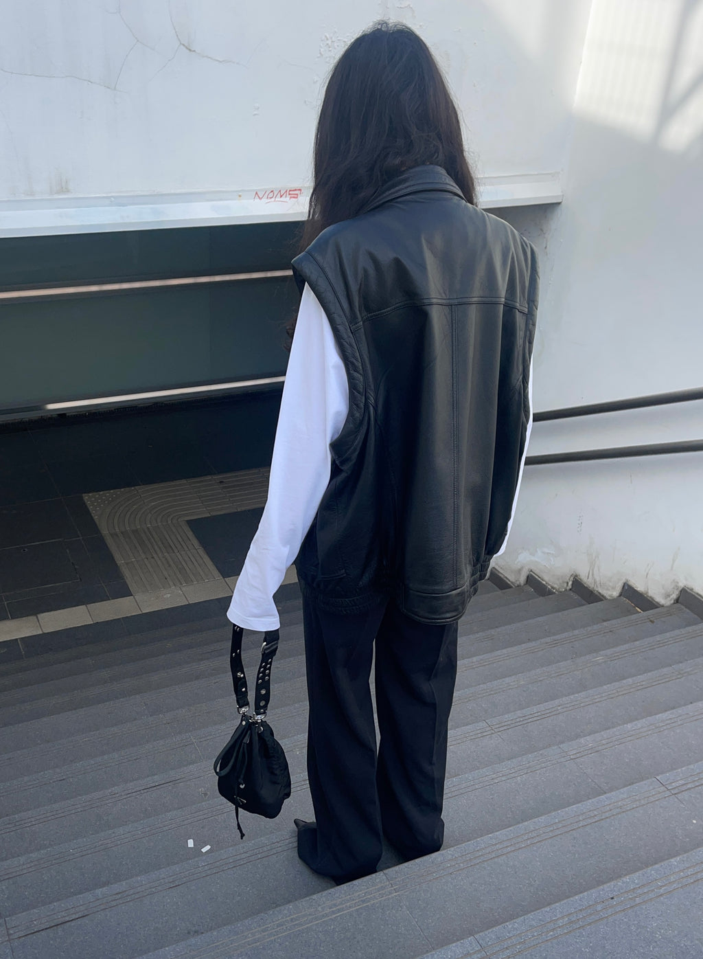 100 leather vest