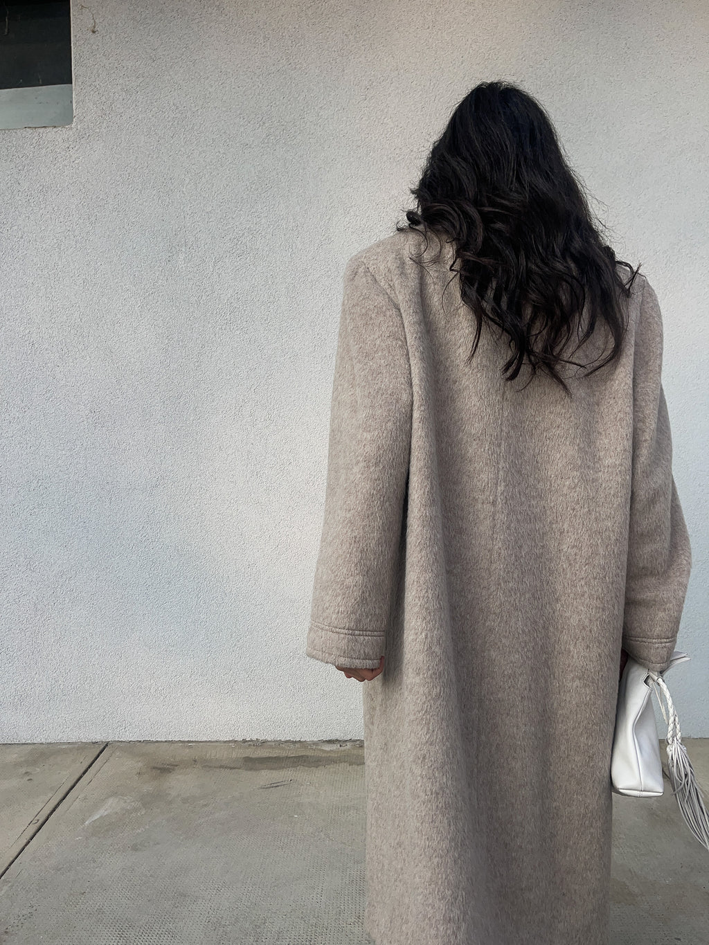 Alpaca wool coat