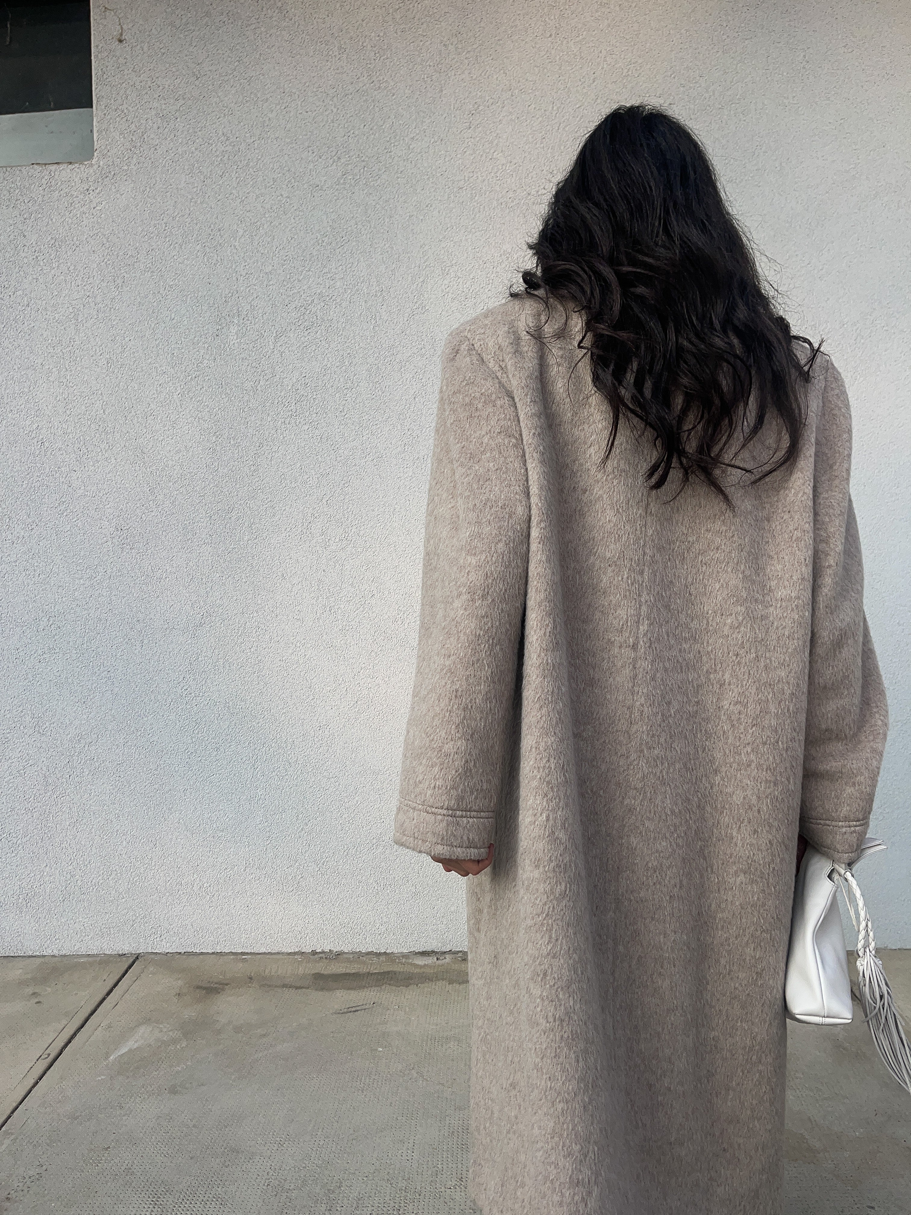Alpaca wool coat
