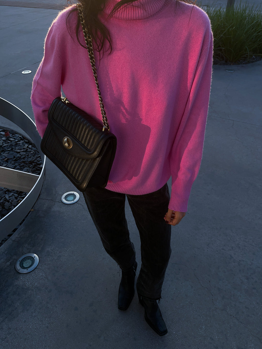 Pink silk n cashmere