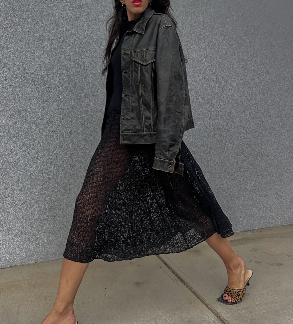 Sheer skirt