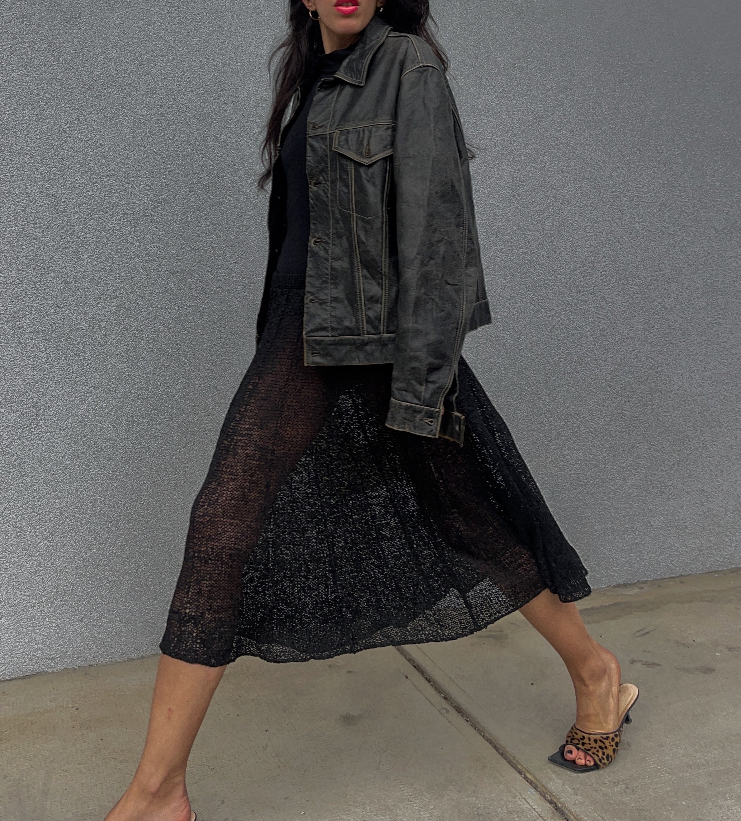 Sheer skirt