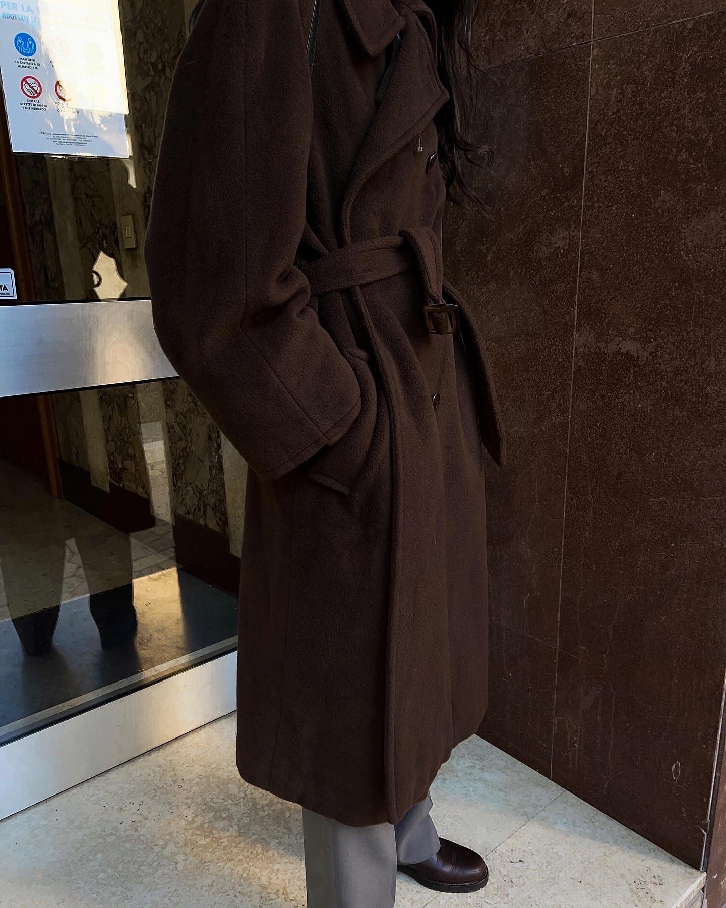 Max and co iconic chocolate coat