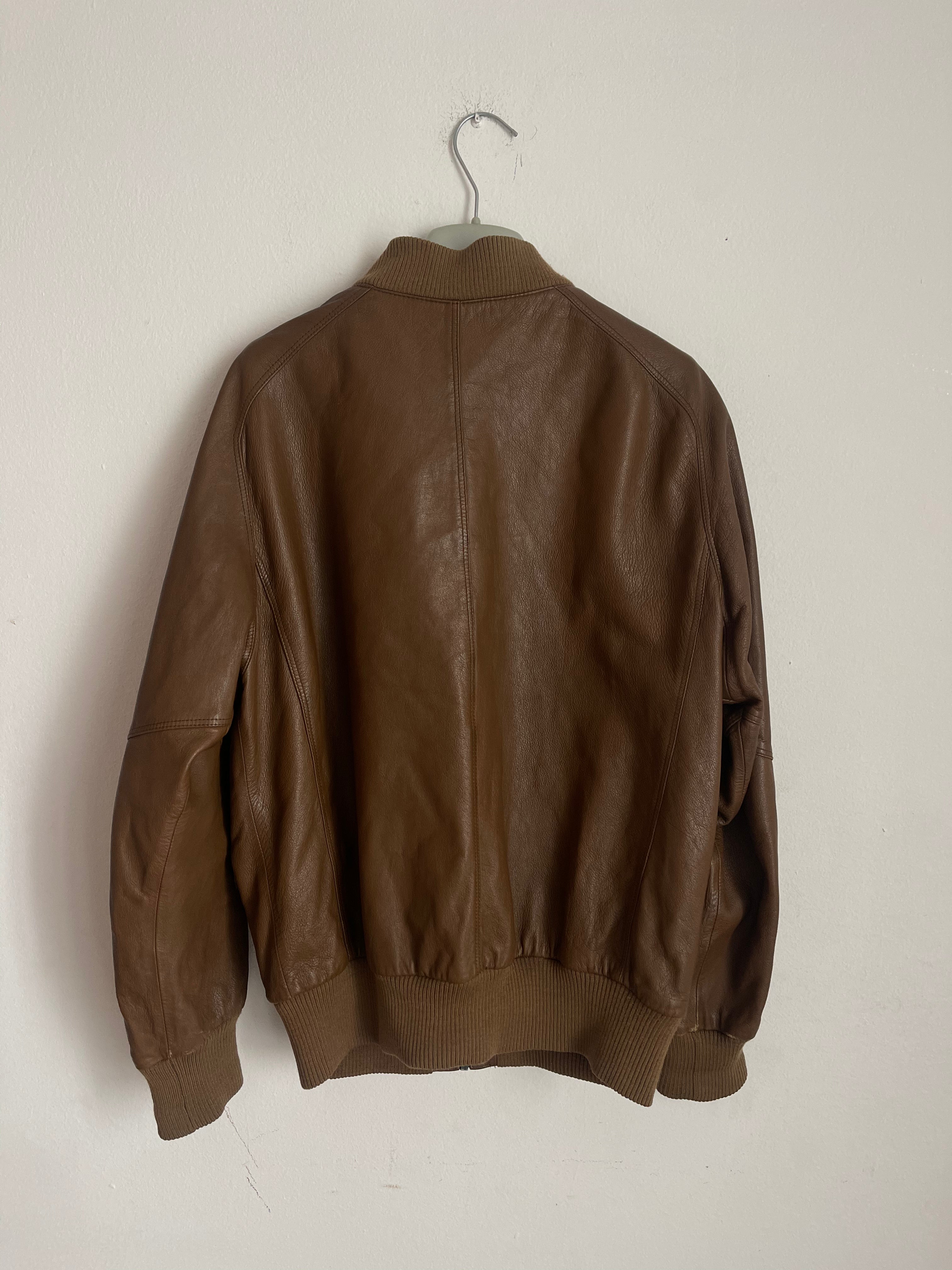 Nocciola Nappa bomber