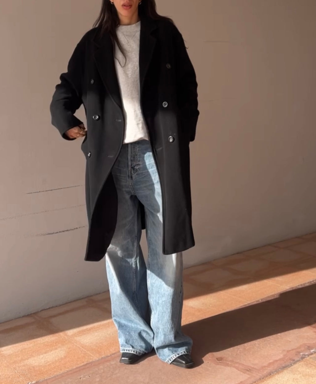 Max & co black coat