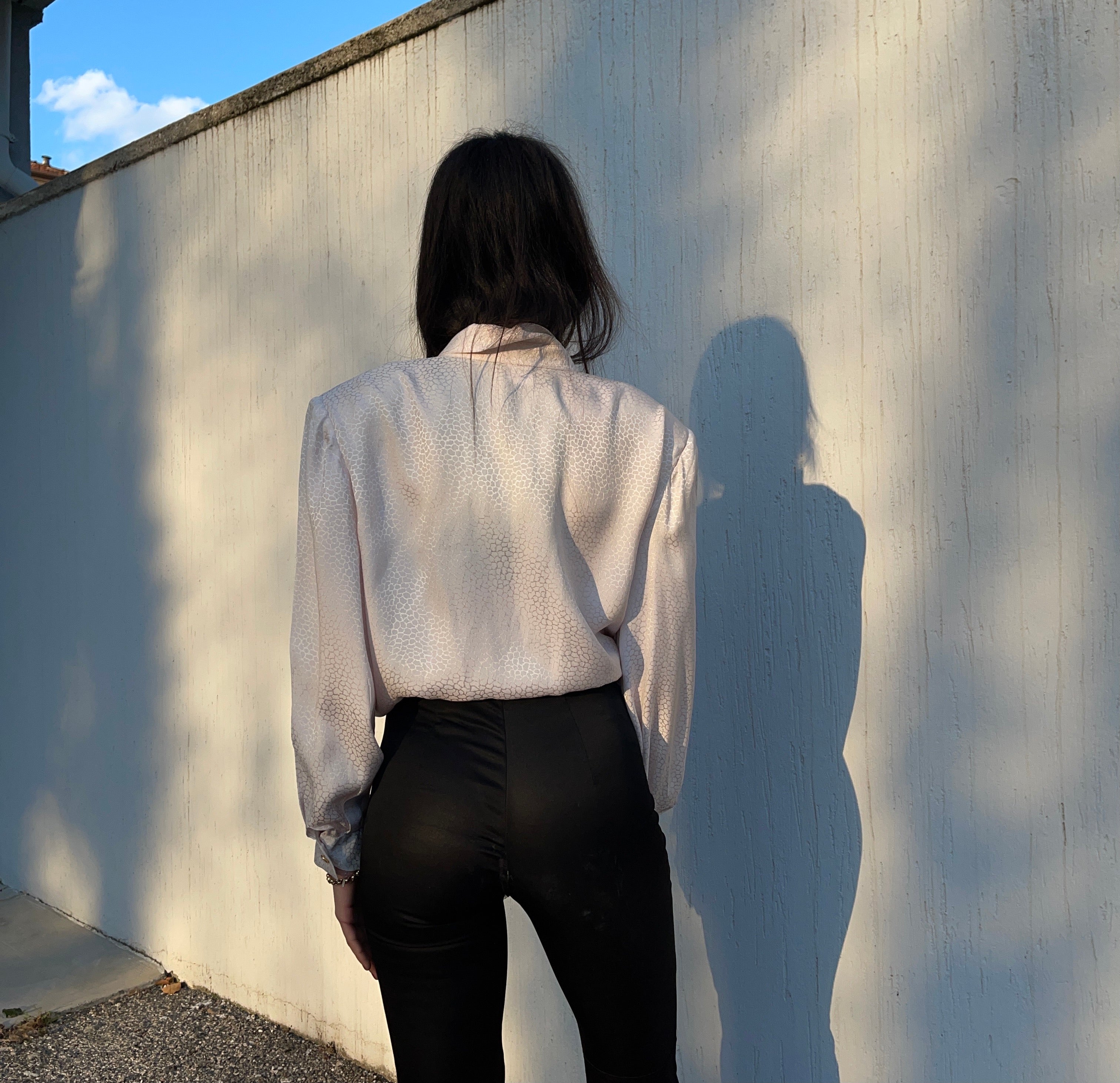 100% JACQUARD SILK SHIRT