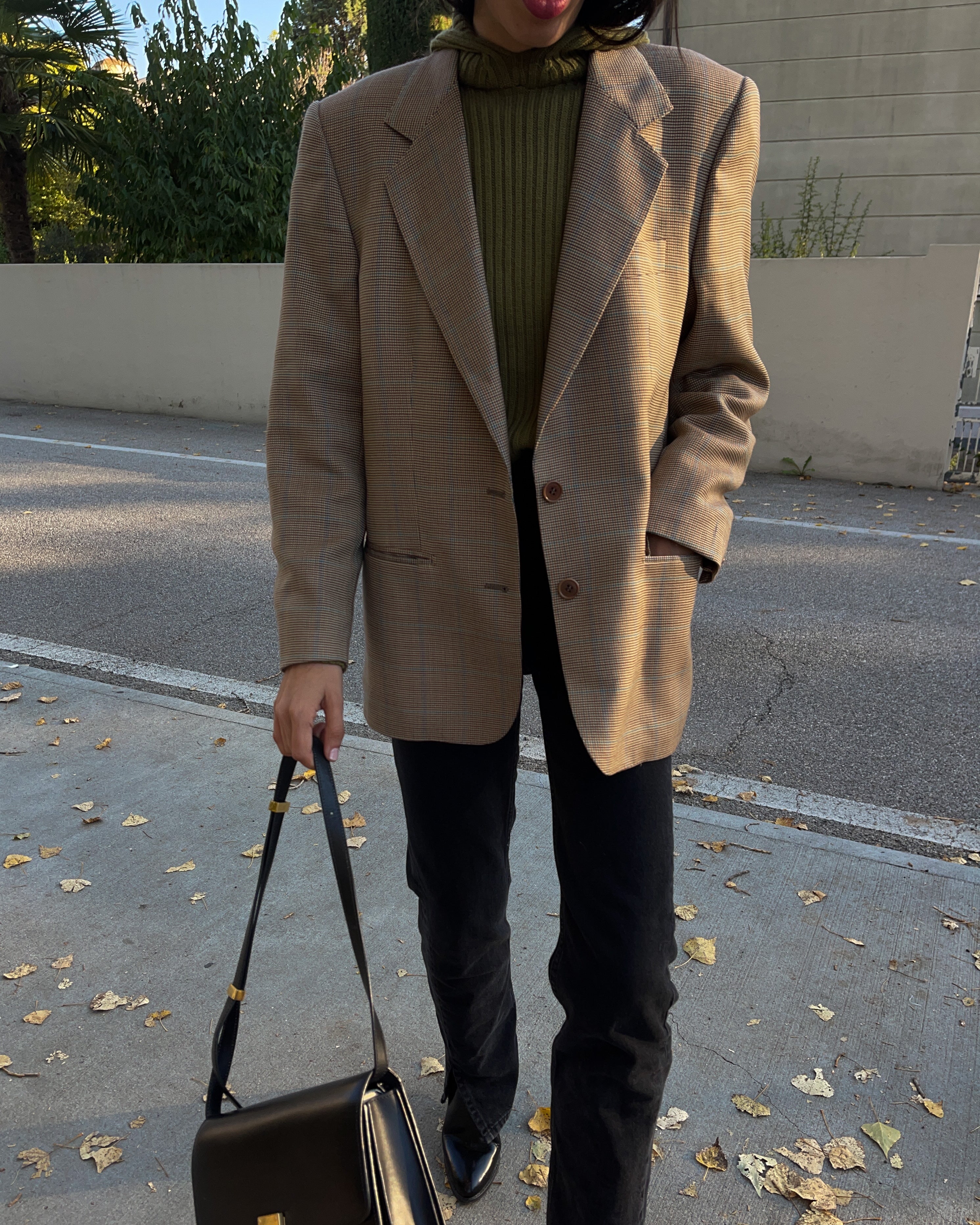 Check blazer