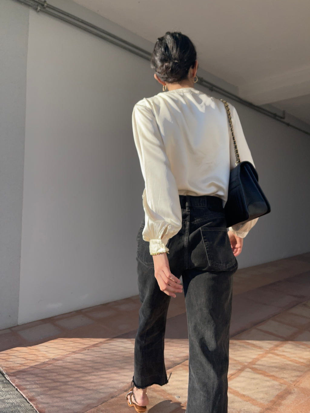 Liquid silk shirt