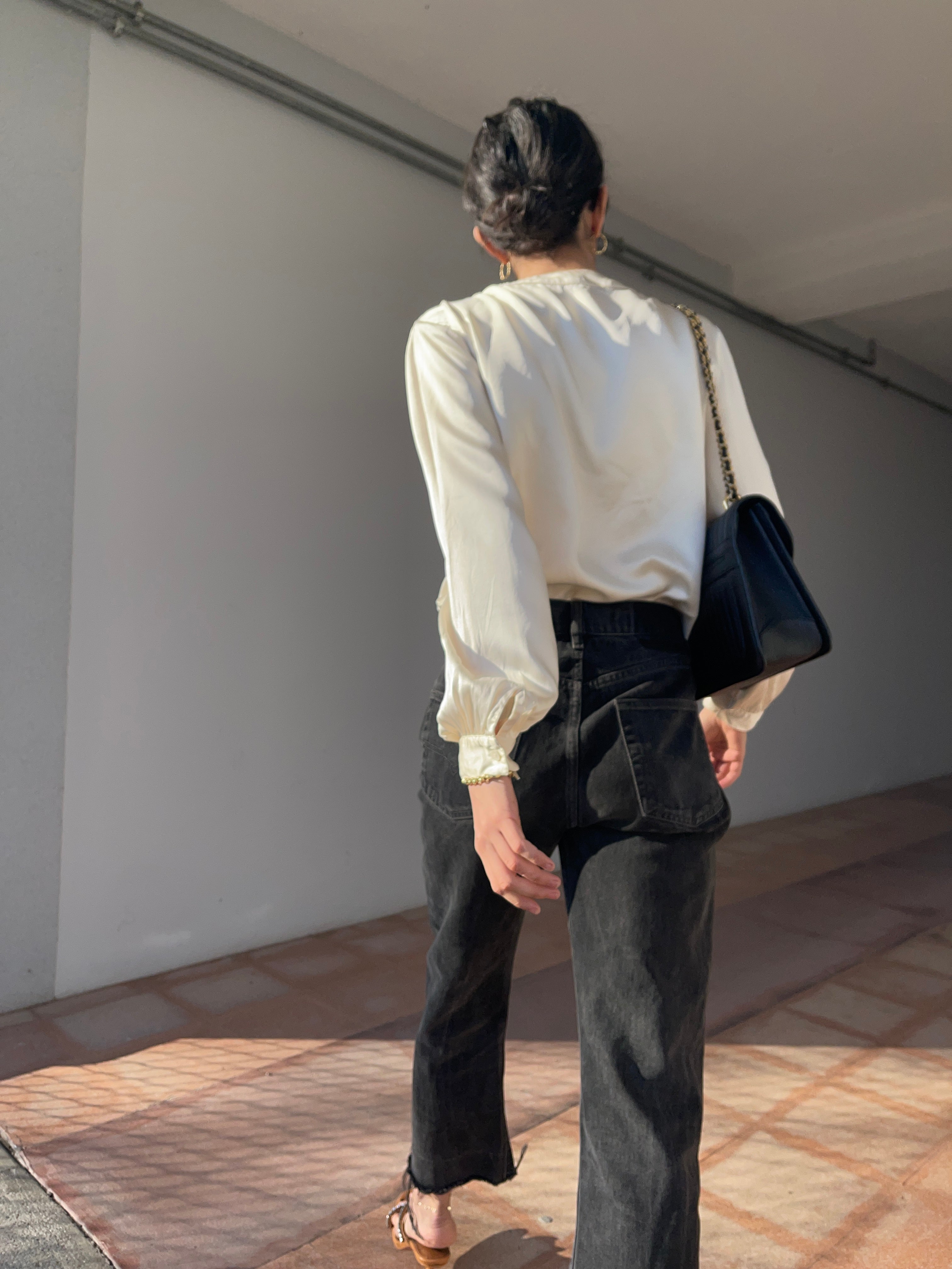 Liquid silk shirt