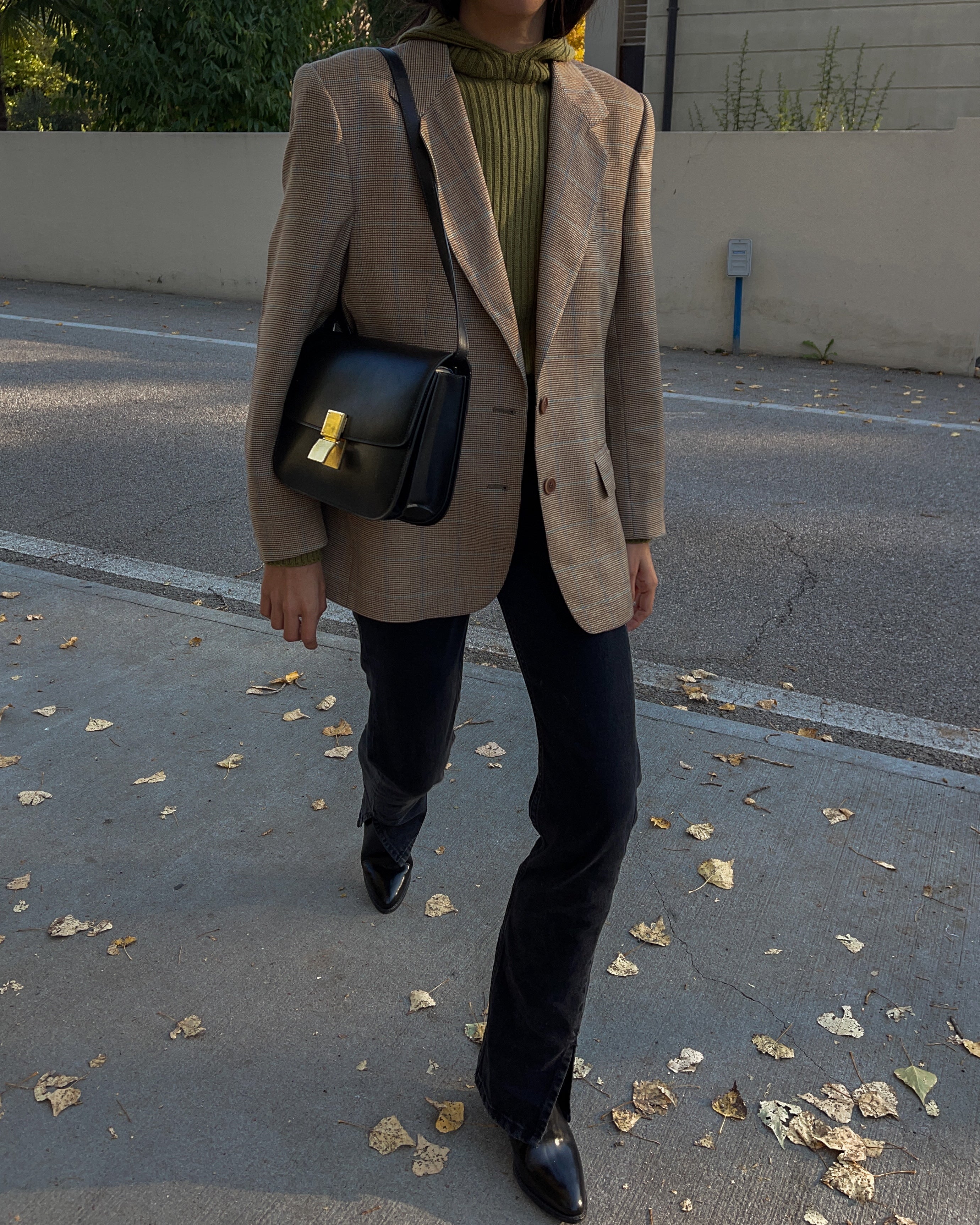 Check blazer
