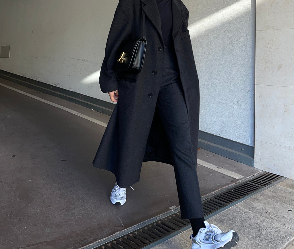 100 wool thick trousers