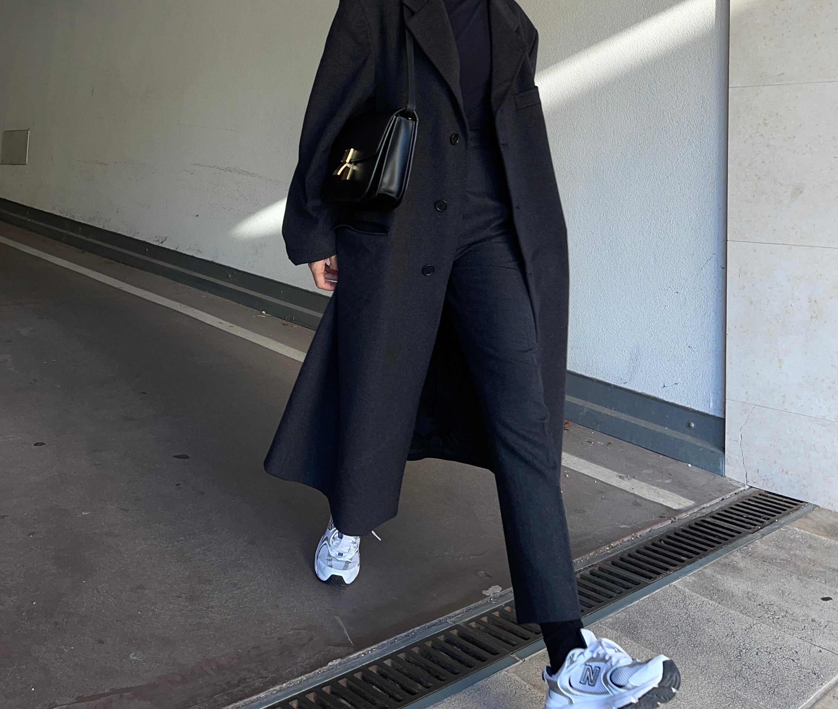 100 wool thick trousers