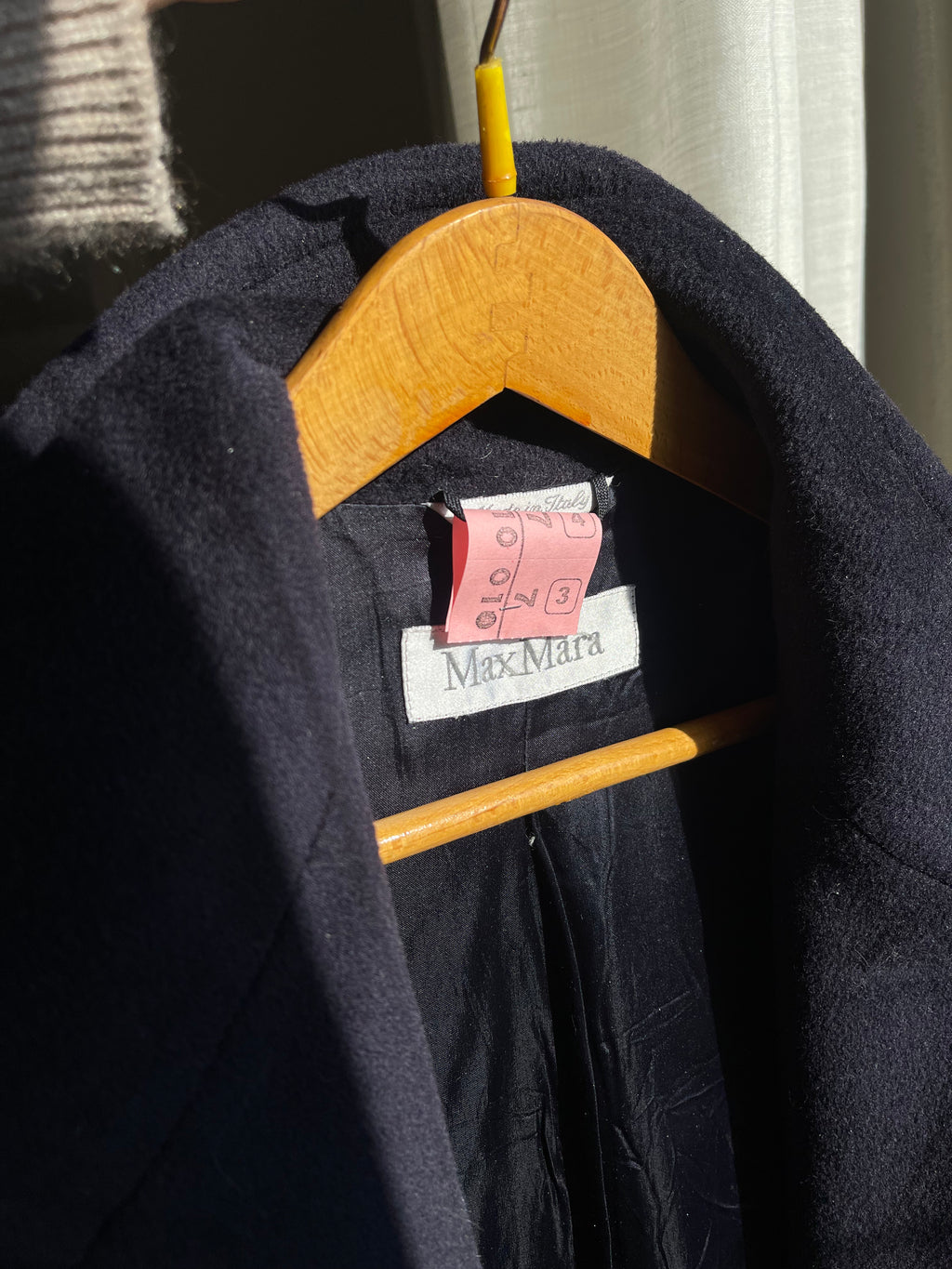 Max Mara blue coat