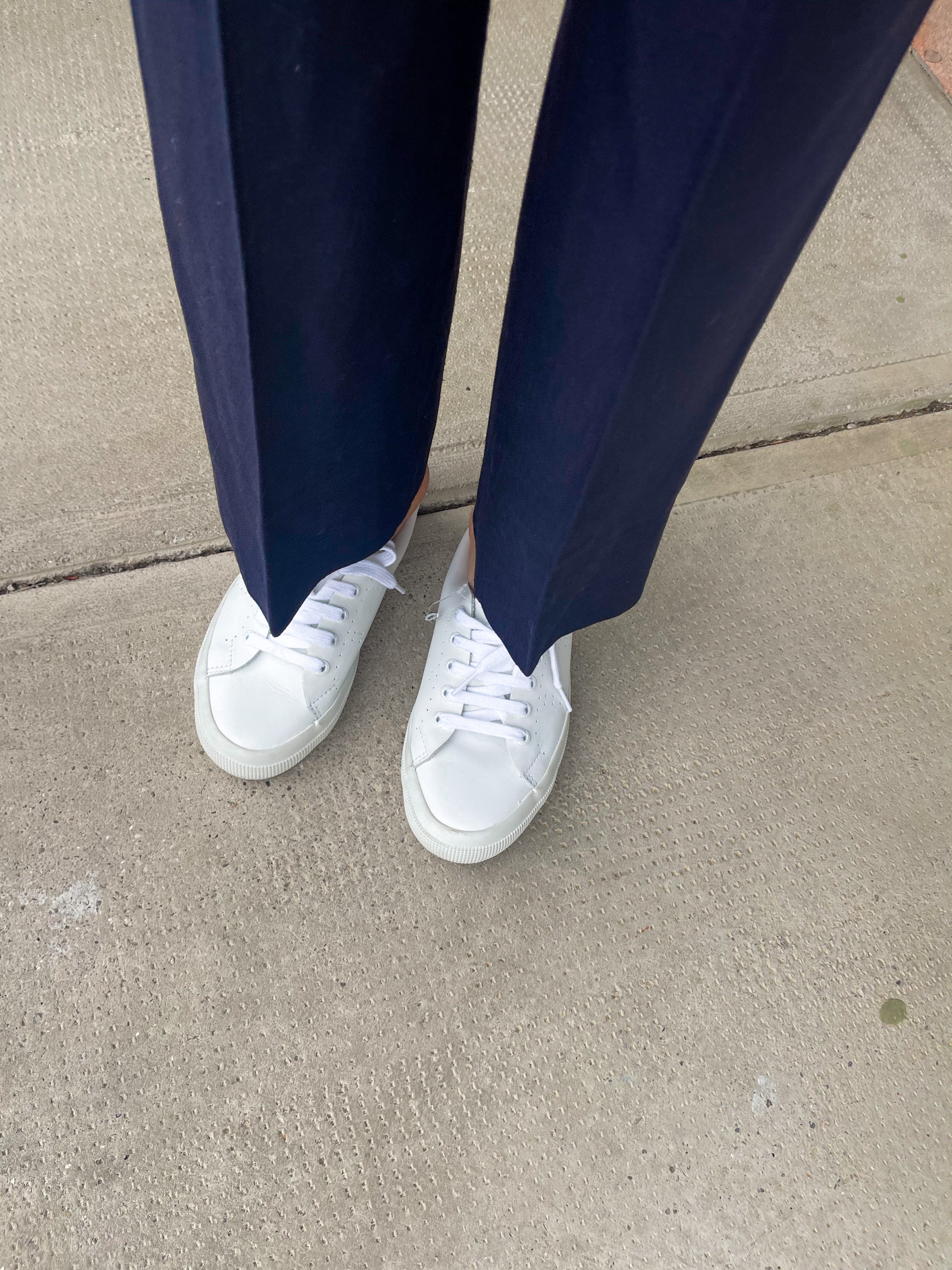 Thick linen trousers