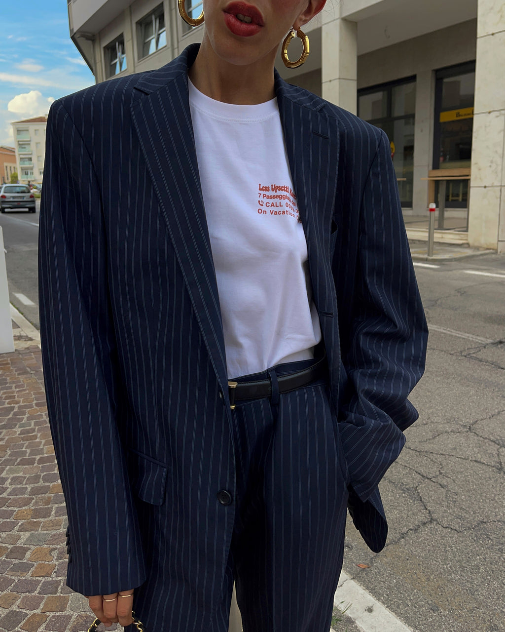 Blue suit