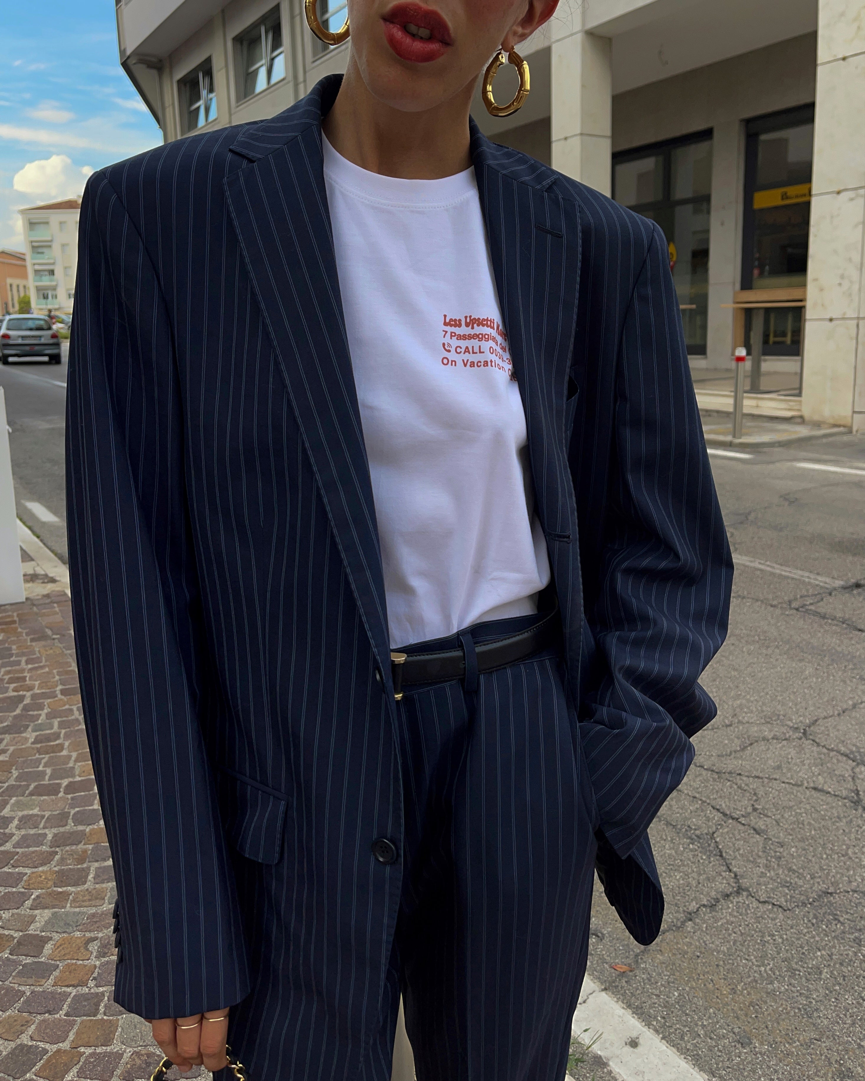 Blue suit