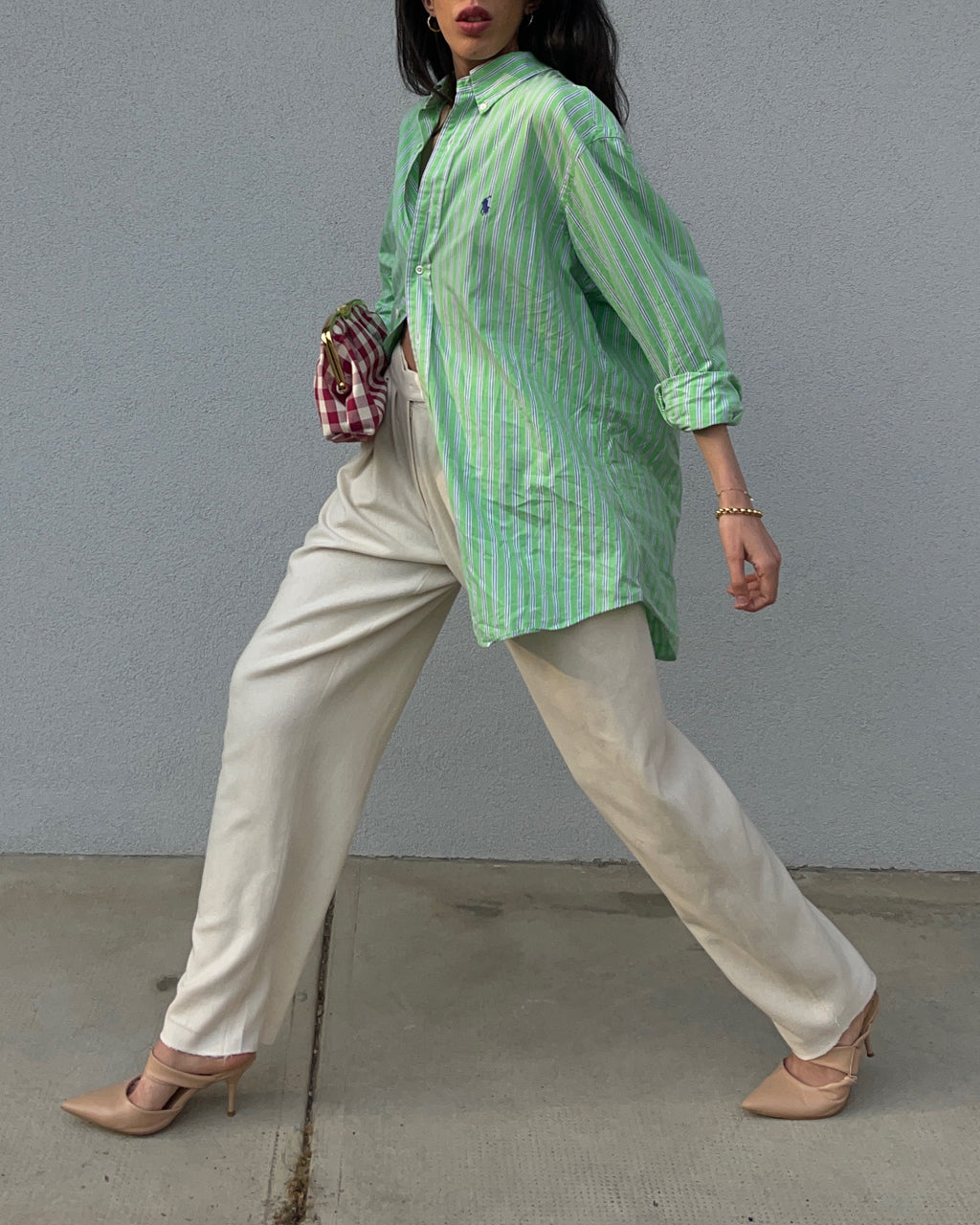 Ralph Lauren green shirt