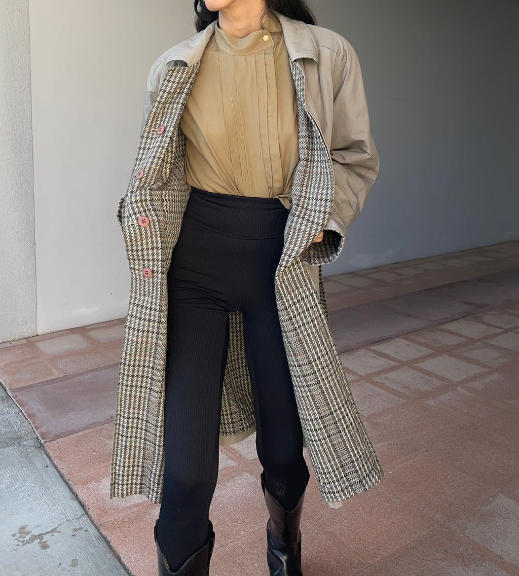 Trench W wool