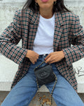 Check wool blazer