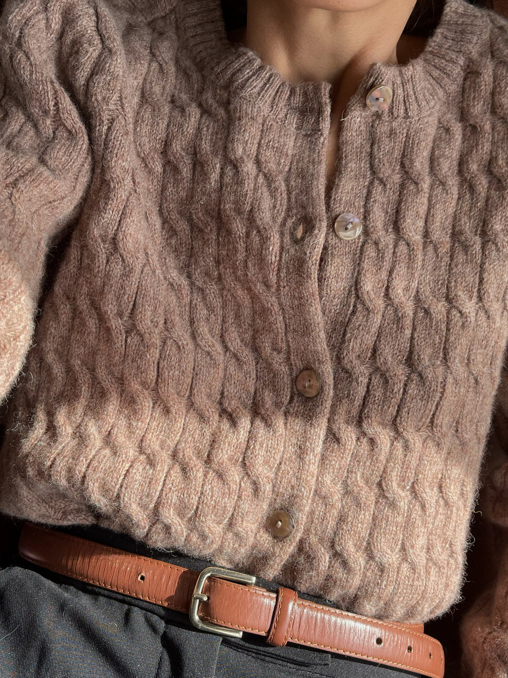 100 lambswool cardigan
