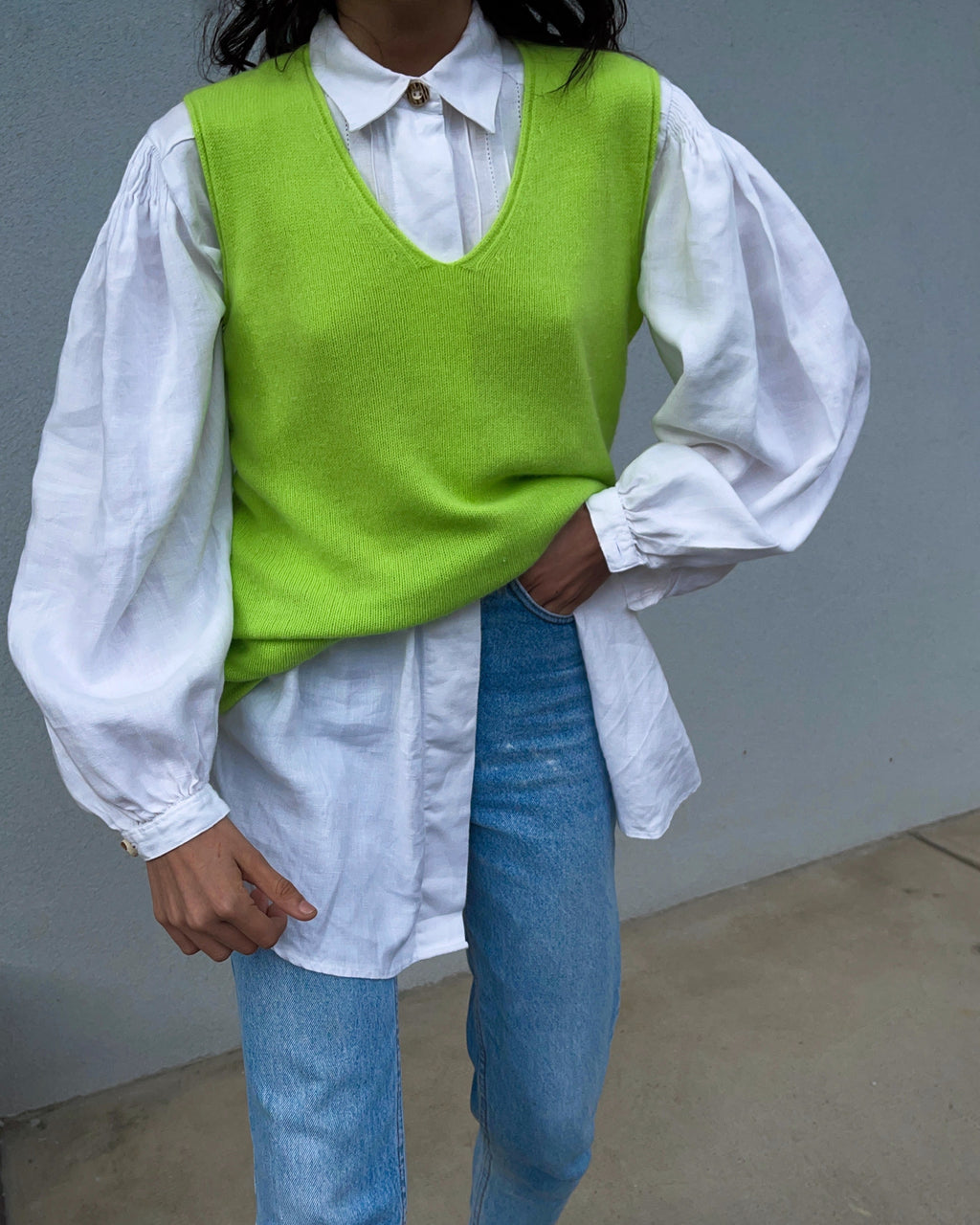 💚Gilet verde acido 💚special price