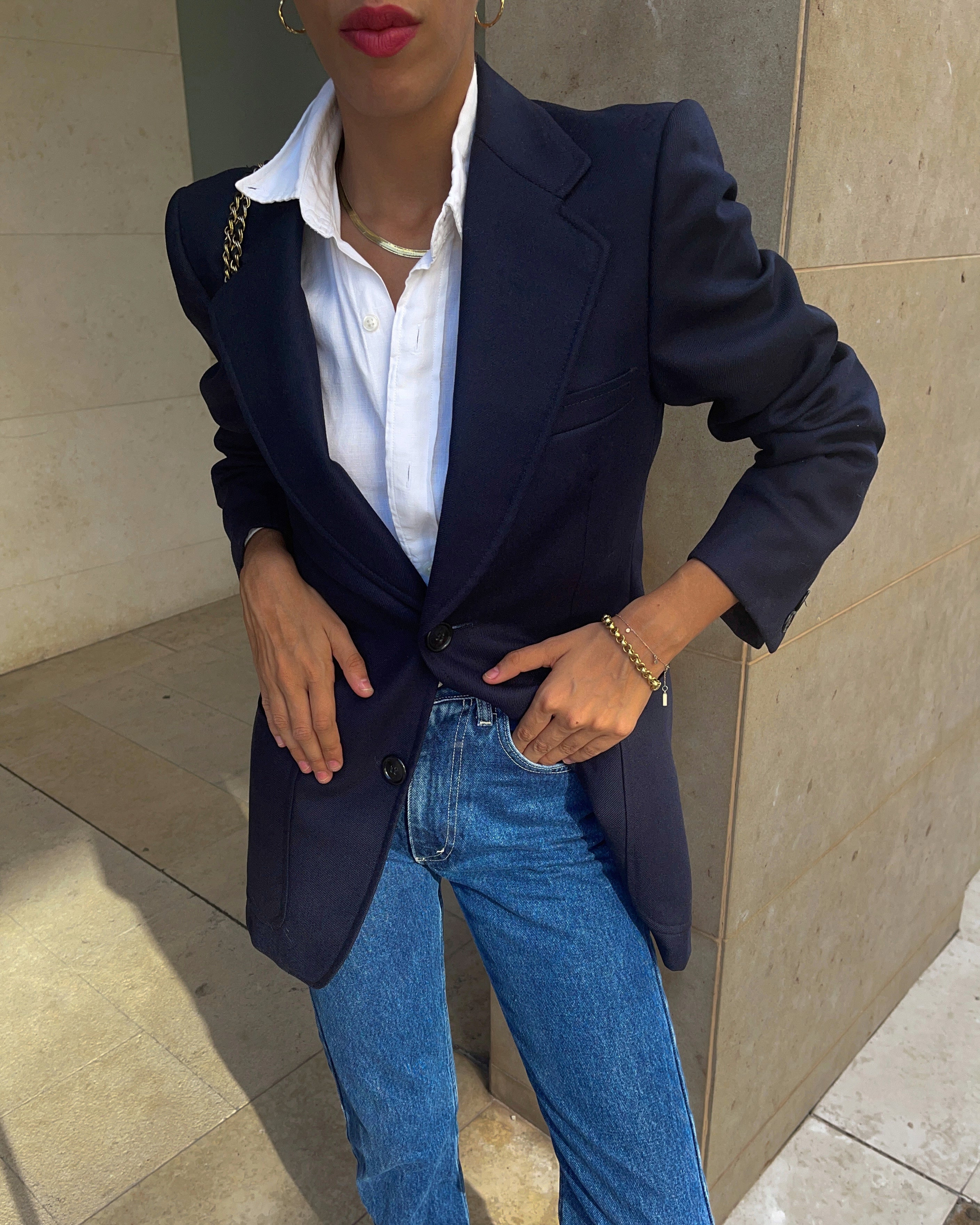 Blue blazer
