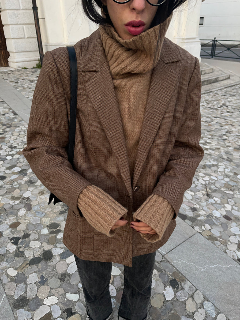 Brown blazer