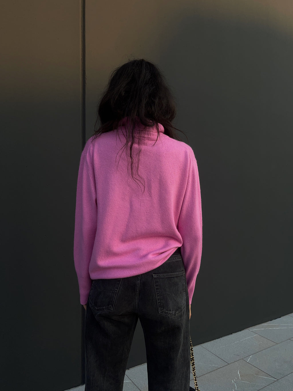 Pink silk n cashmere