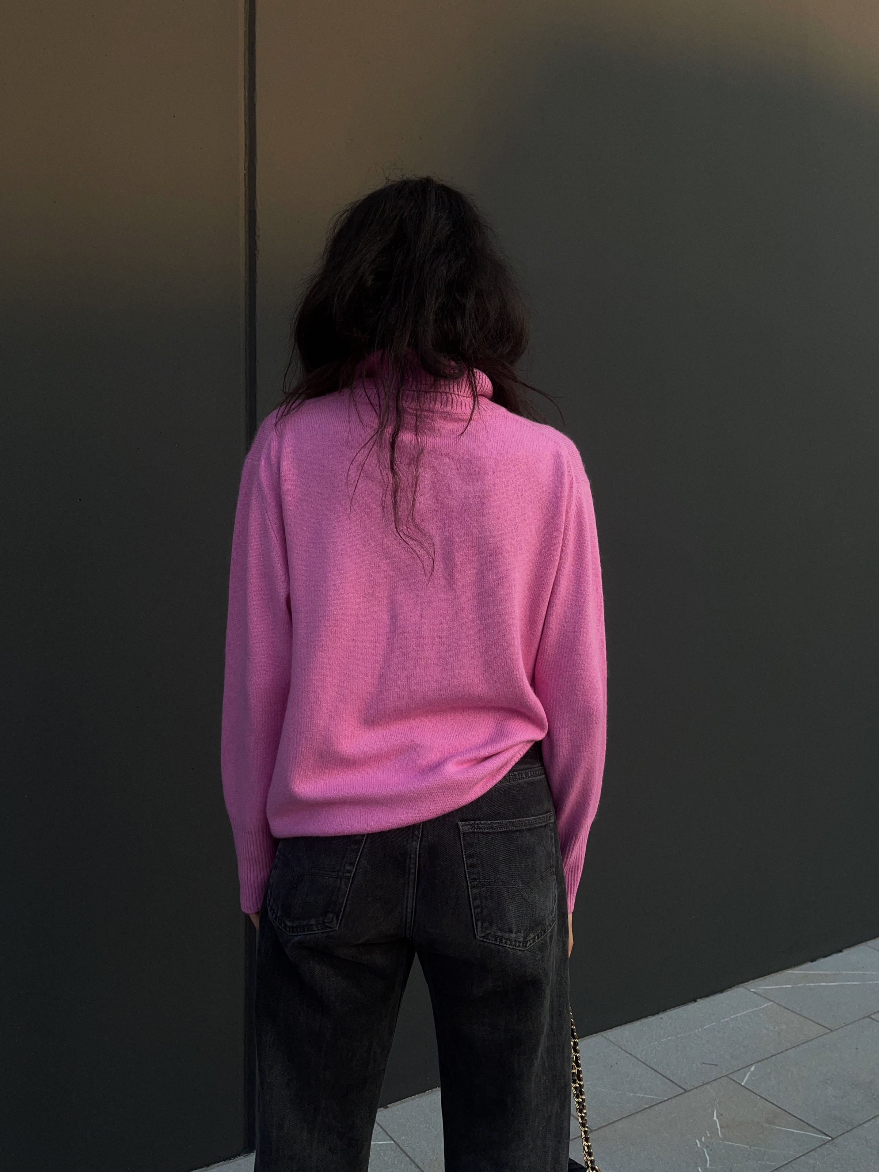 Pink silk n cashmere