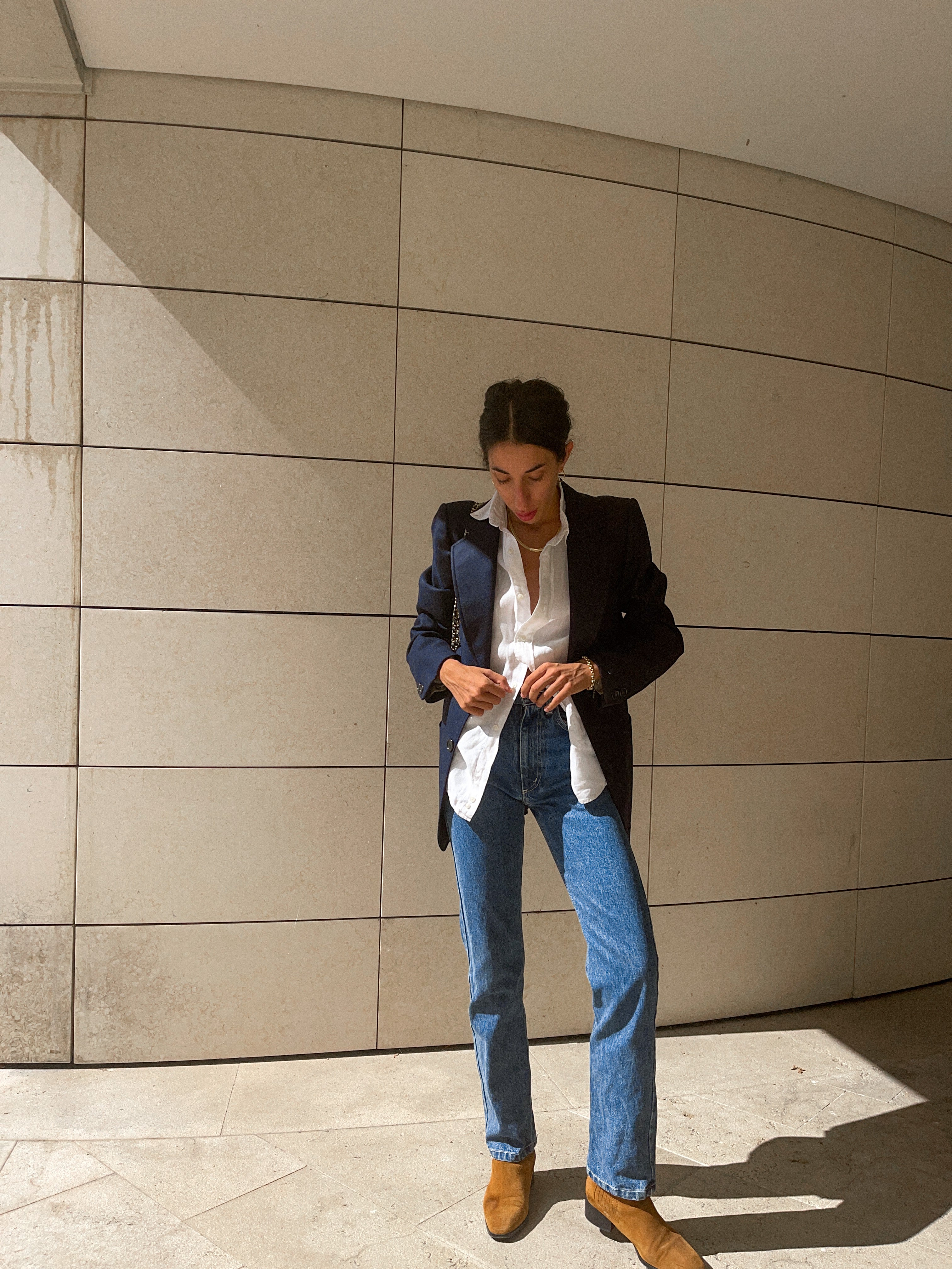 Blue blazer