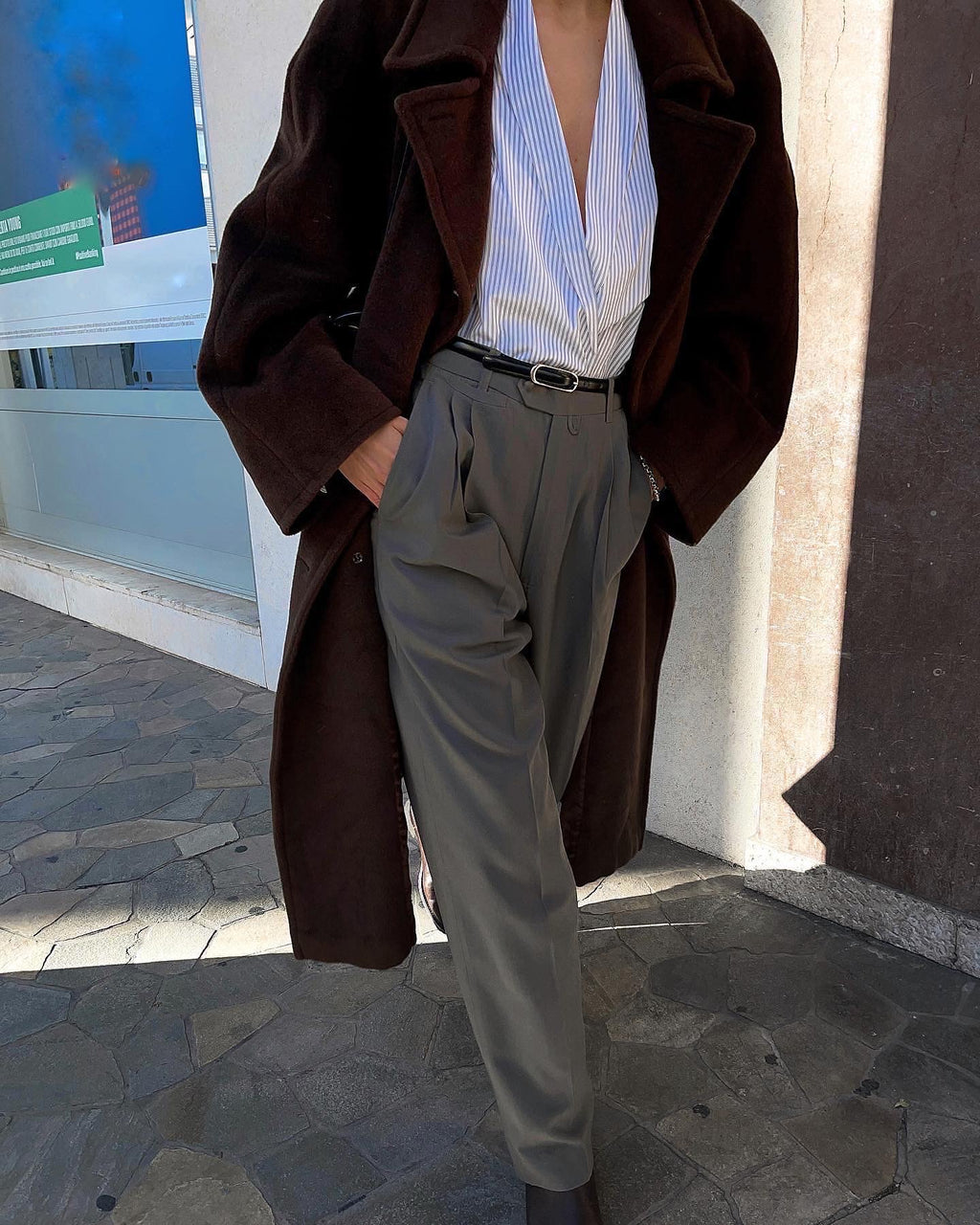 Max and co iconic chocolate coat